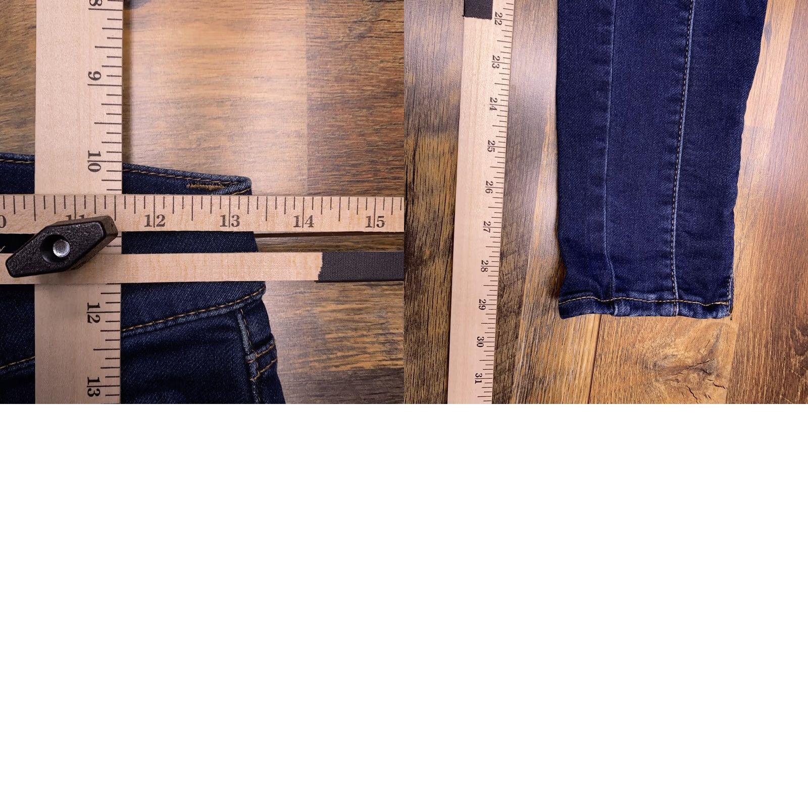 Polo Ralph Lauren Polo Ralph Lauren Jeans Skinny Womens 27 Mid Rise Stretch Ankle Zip Blue Inseam 29.5 Denim 5-Pocket Slim Modern 28 W Belt Loops Logo Size 27" / US 4 / IT 40 - 9 Thumbnail