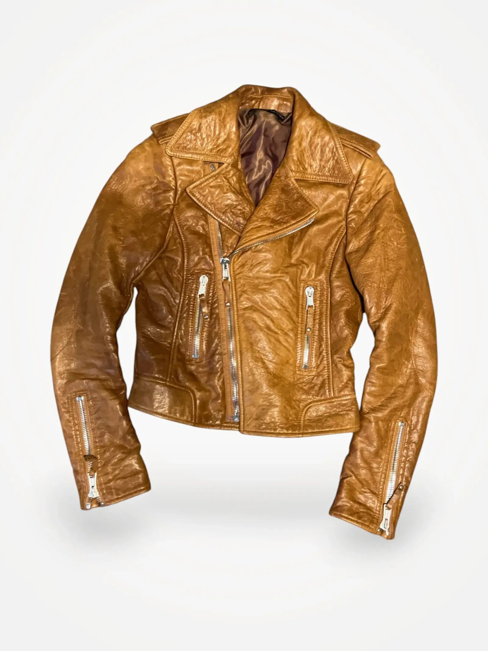 Balenciaga Balenciaga Leather Jacket Size M / US 6-8 / IT 42-44 - 1 Thumbnail
