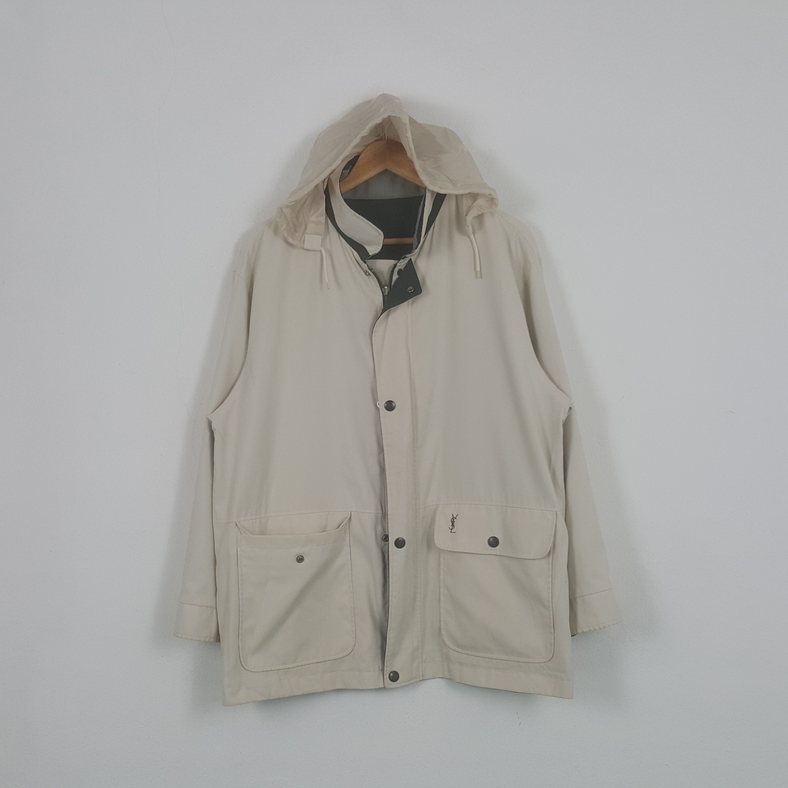 Vintage × Yves Saint Laurent Vintage Yves Saint Laurent Italian Brand Reversible Jacket Size US XL / EU 56 / 4 - 4 Thumbnail
