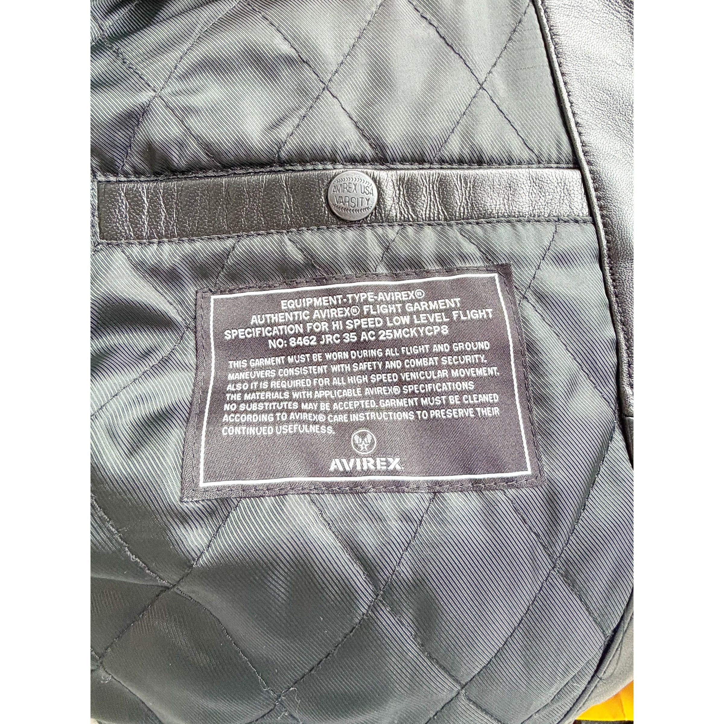 Avirex AVIREX Black Spider Leather Racer Jacket Size US L / EU 52-54 / 3 - 8 Thumbnail