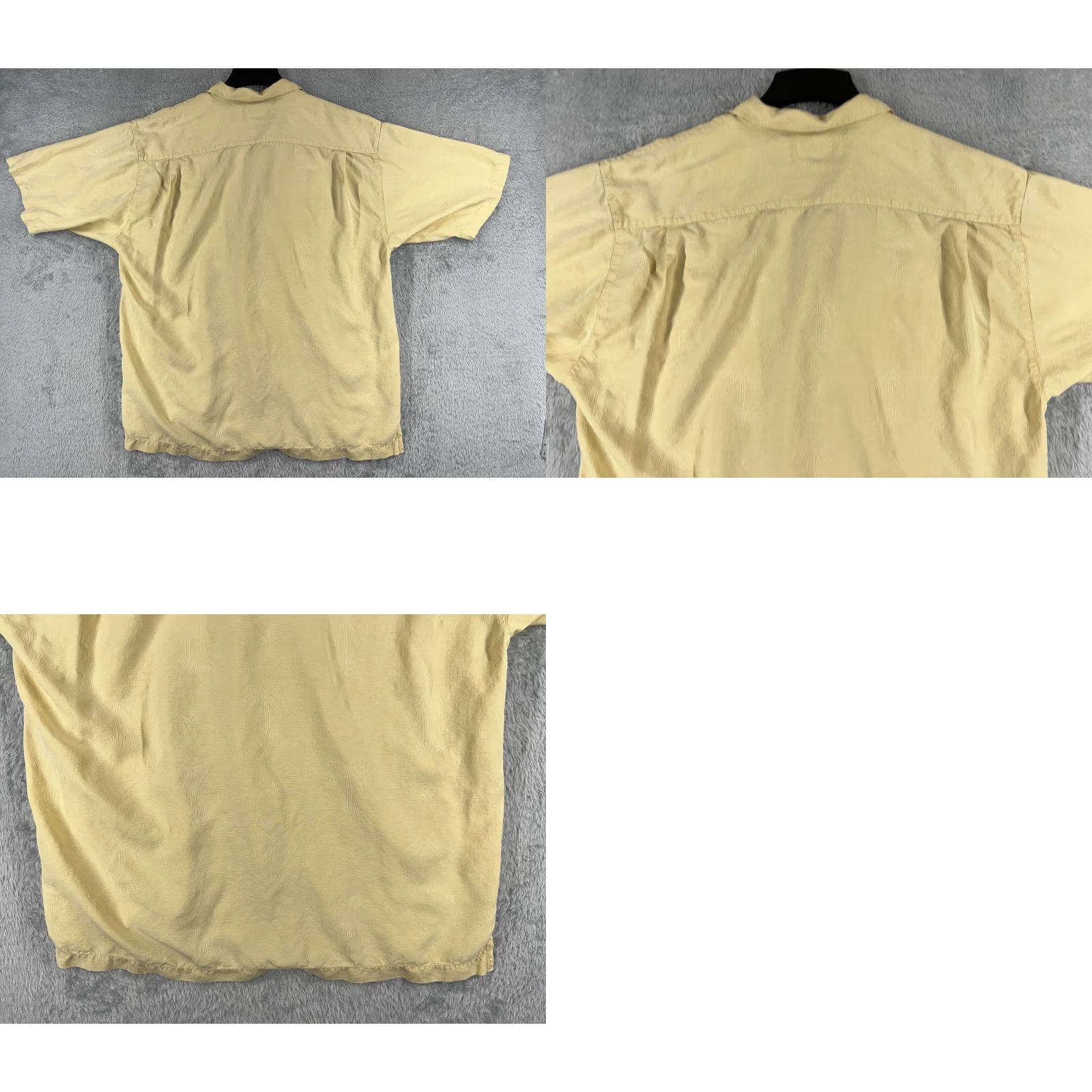 Tommy Bahama Tommy Bahama Shirt Men Extra Large Yellow Short Palm Hawaiian 100% Silk Beach Up Size US XL / EU 56 / 4 - 9 Thumbnail