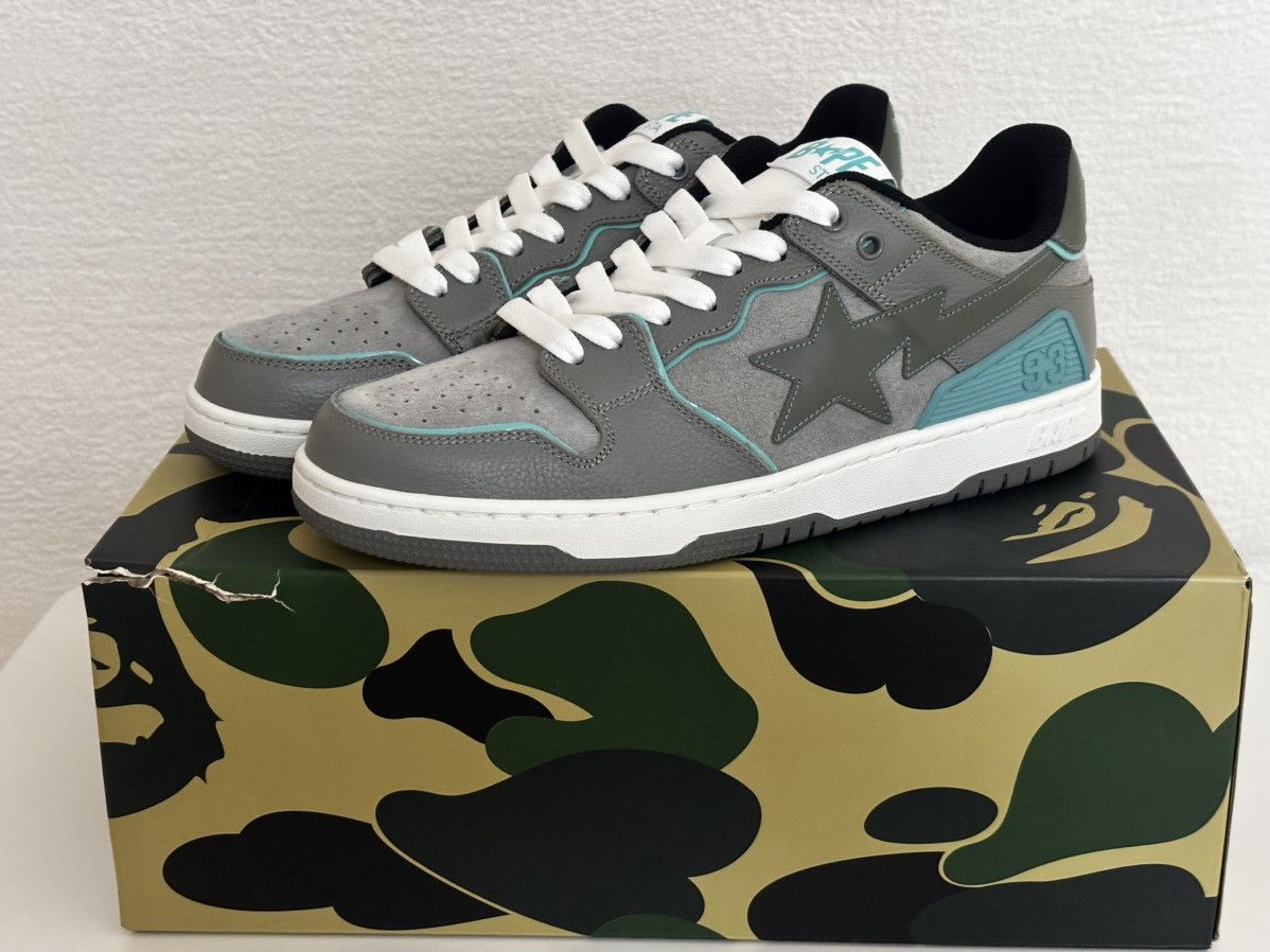 Bape Authentic ape bape SK8 sta #2 gray new US 9.5 bapesta Size US 9.5 / EU 42-43 - 1 Thumbnail