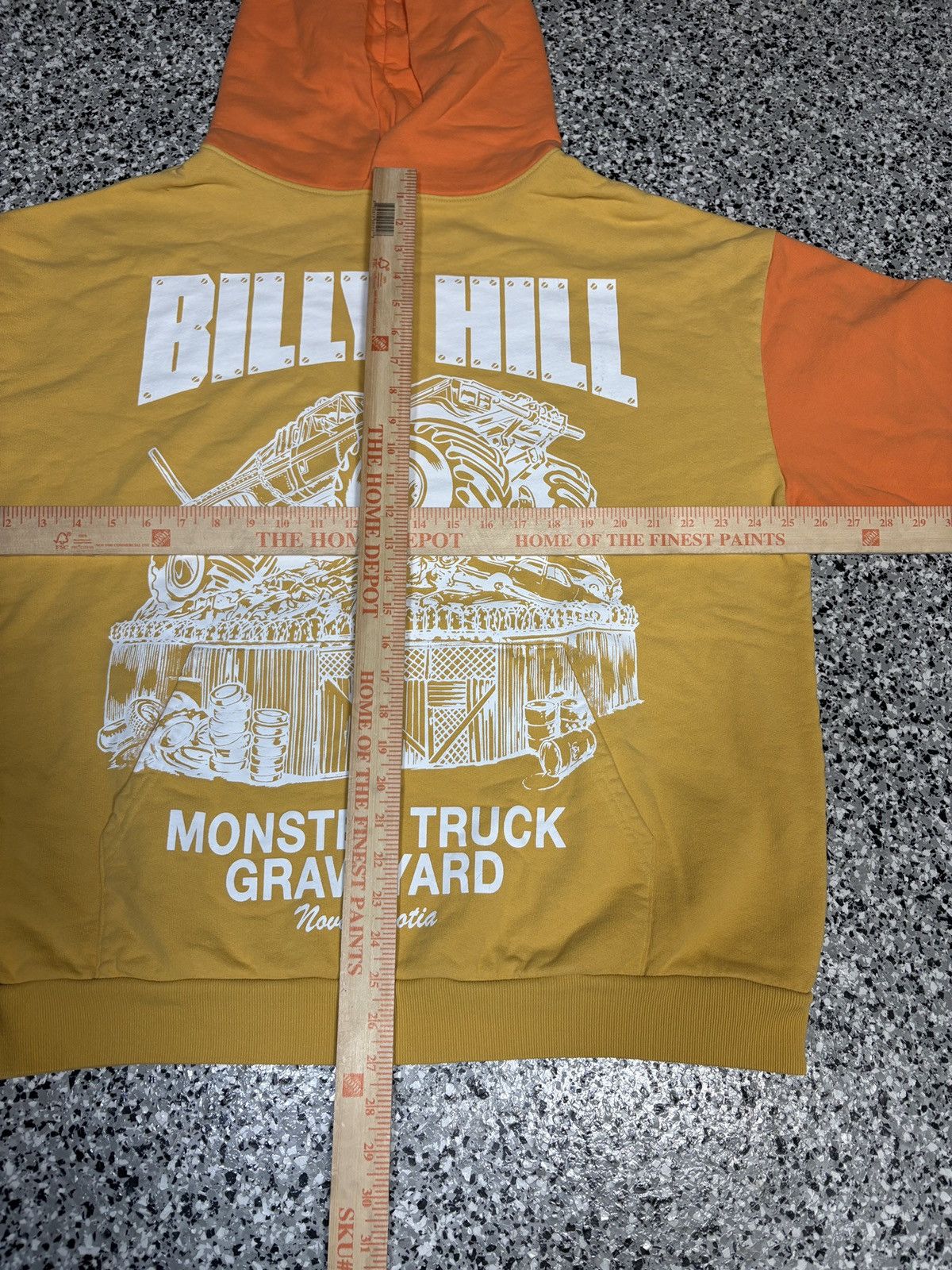 Billy Hill 2021 Billy Hill Collection #3 Orange/Yellow Hoodie Size XL Size US XL / EU 56 / 4 - 7 Thumbnail