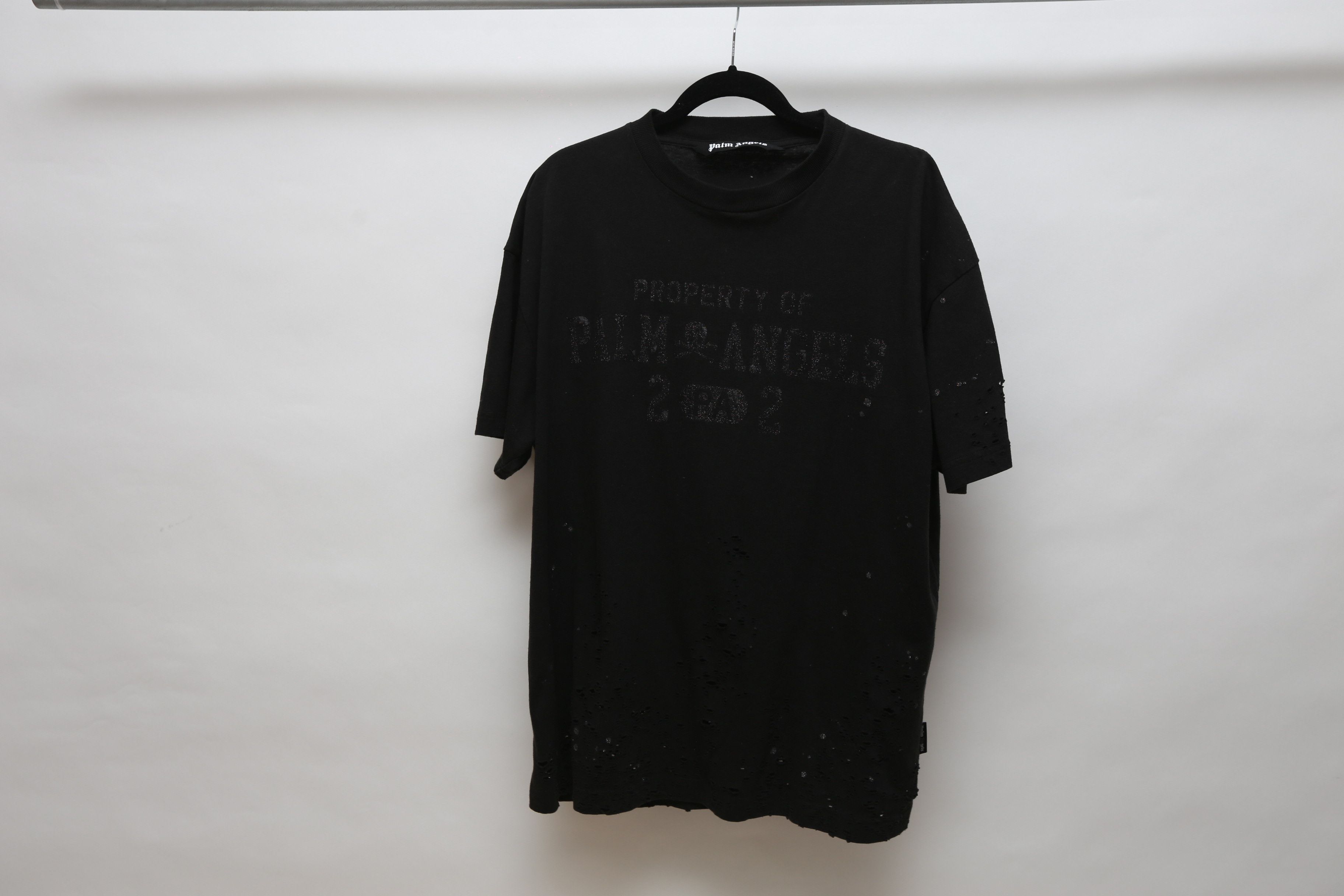 Palm Angels Destroyed Tshirt Size US L / EU 52-54 / 3 - 1 Thumbnail