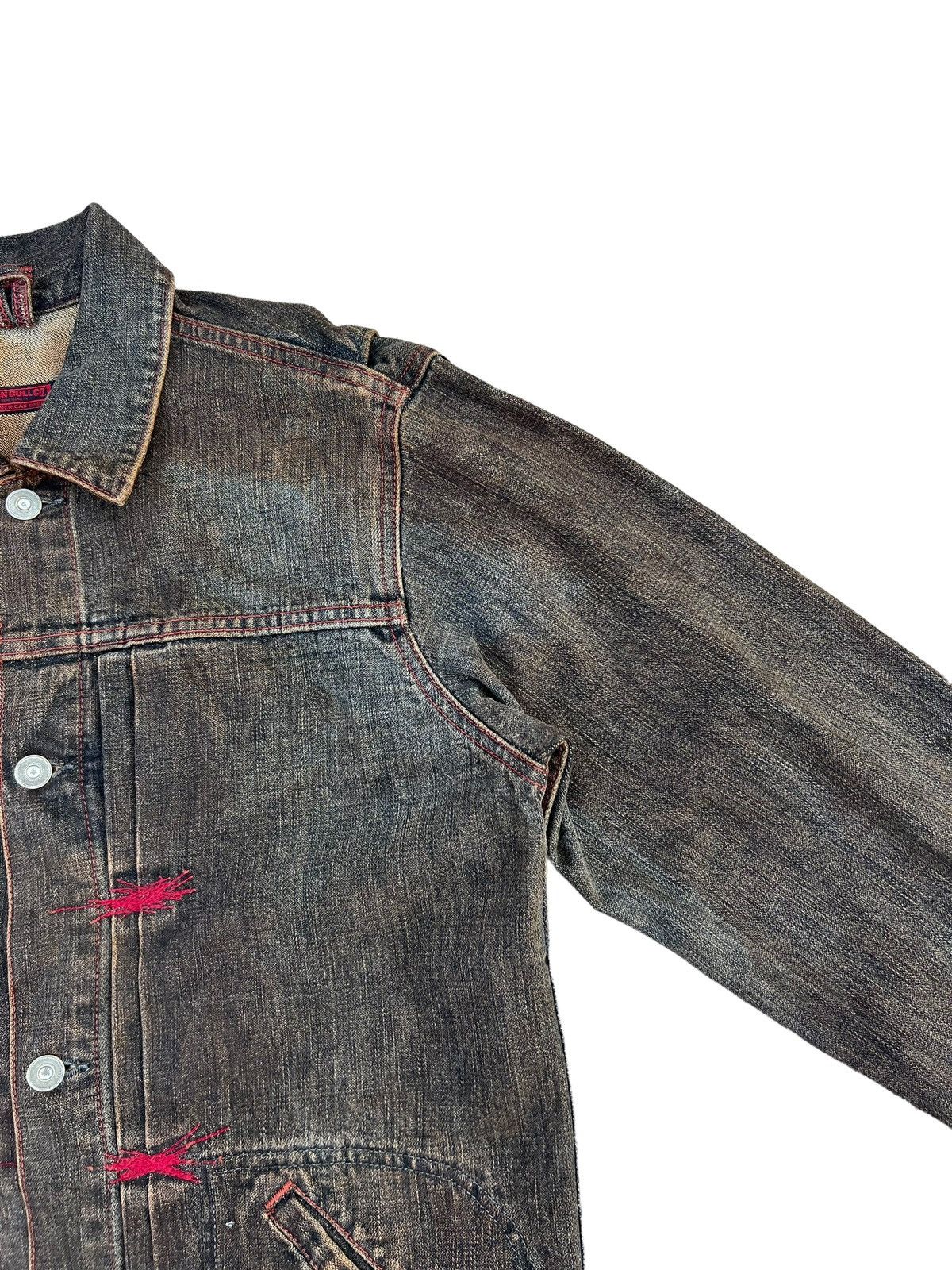 Johnbull Vintage 90s John Bull Japan Waxed Denim Jacket Size US M / EU 48-50 / 2 - 7 Thumbnail