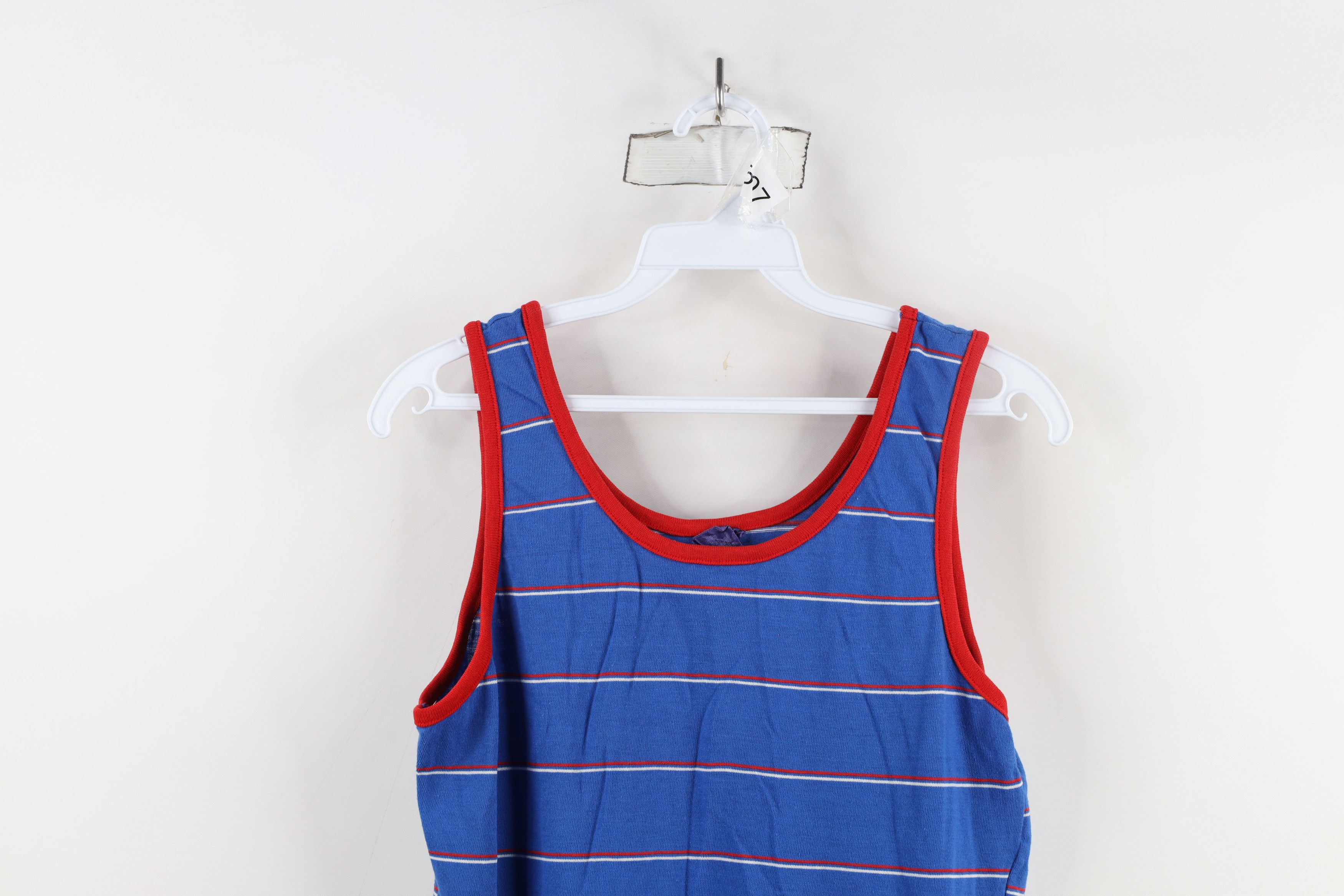 Esprit × Vintage Vintage 70s 80s Esprit Knit Tank Top T-Shirt Blue USA Size M / US 6-8 / IT 42-44 - 2 Thumbnail