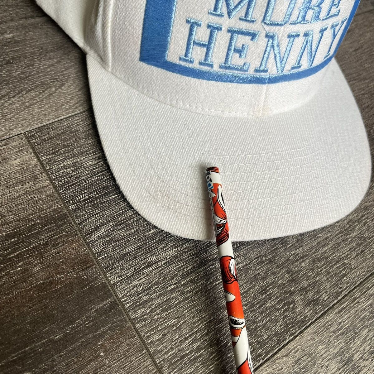 Lids Vintage Lids More Henny Embroidered Box Logo Snapback Hat Size ONE SIZE - 7 Thumbnail