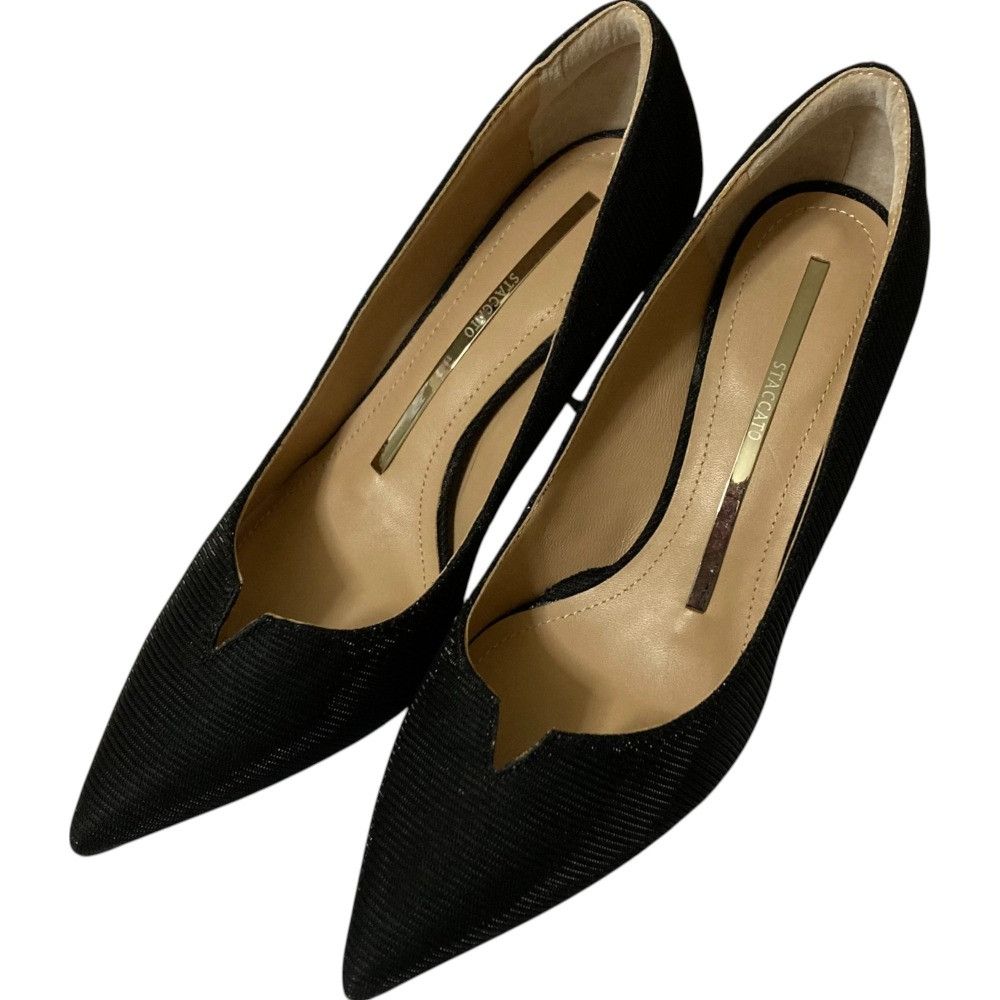 Other STACCATO Pointed Toe V Cut Pumps Leather Shoes DUTY