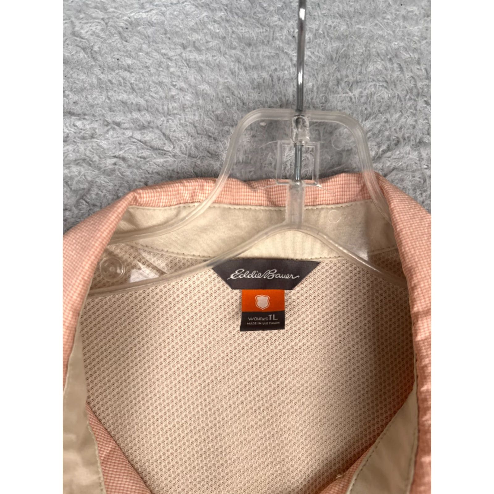 Eddie Bauer Eddie Bauer Shirt Women Large Tall Pink Pocket Button Up Fish Angler Long Sleeve Shirt? Size L / US 10 / IT 46 - 7 Thumbnail