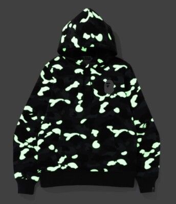 Bape Rare BAPE City Camo Glow In Dark Pullover Hoodie/Sweater Size US L / EU 52-54 / 3 - 23 Thumbnail