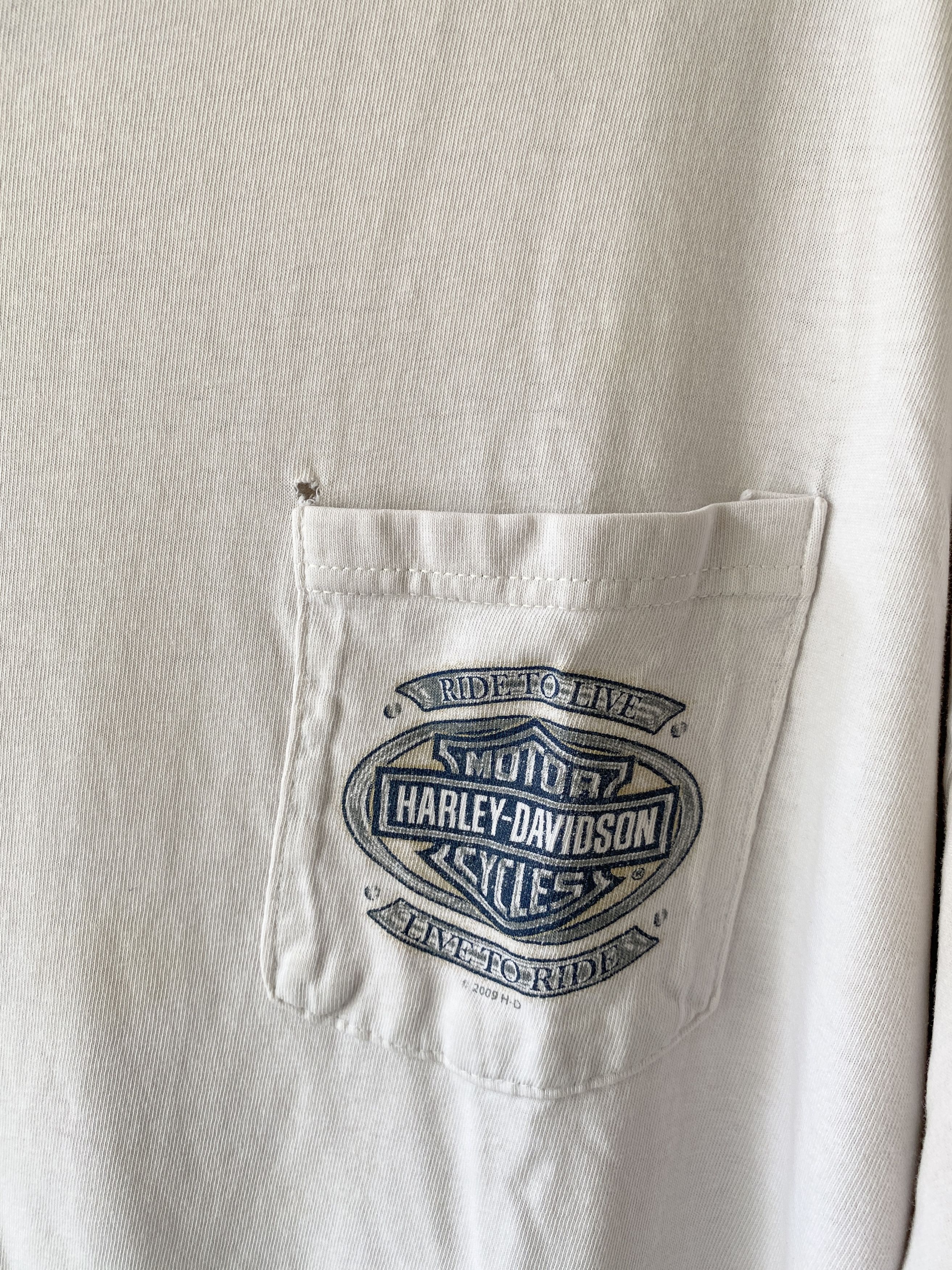 Harley Davidson Y2K FAULTLINE HARLEY DAVIDSON T SHIRT Size US XXL / EU 58 / 5 - 6 Thumbnail