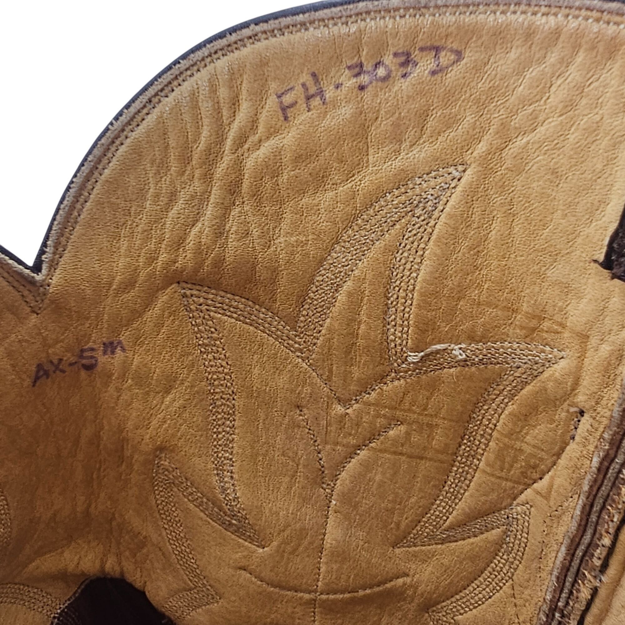 Other Tres Outlaws Falconhead Mens sz 15 Dark Brown Leather Custom Size US 15 / EU 48 - 13 Thumbnail