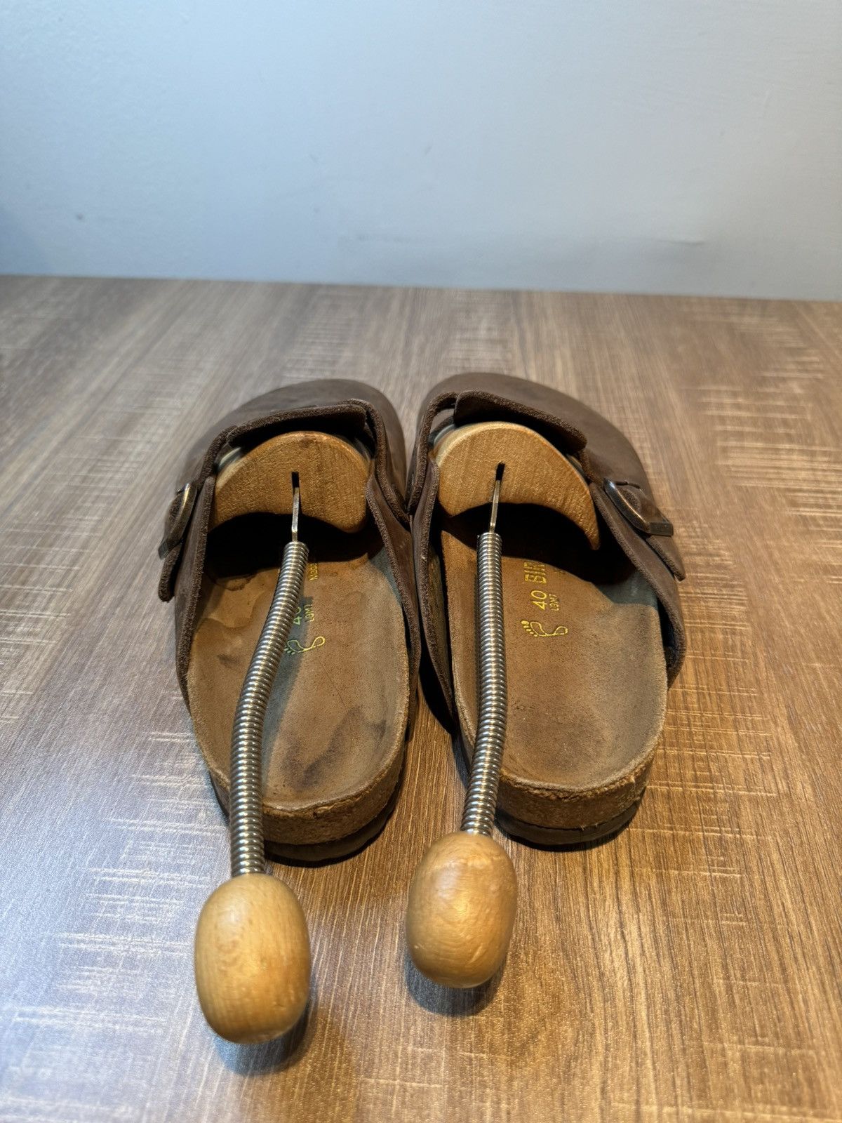 Birkenstock BIRKENSTOCK - BOSTON Oiled Leather Sandal Habana US W9, M7 Size US 9 / IT 39 - 4 Thumbnail