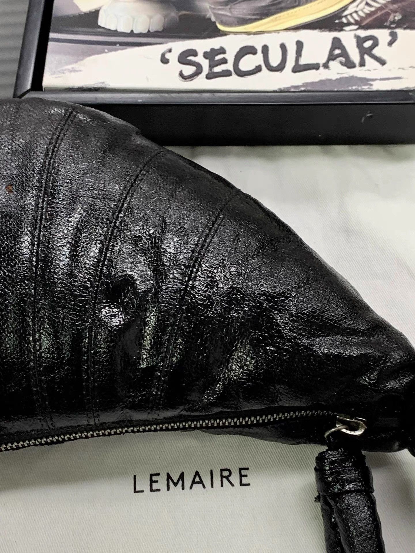 Lemaire Lemaire Small Black Croissant Bag K34 Size ONE SIZE - 7 Thumbnail
