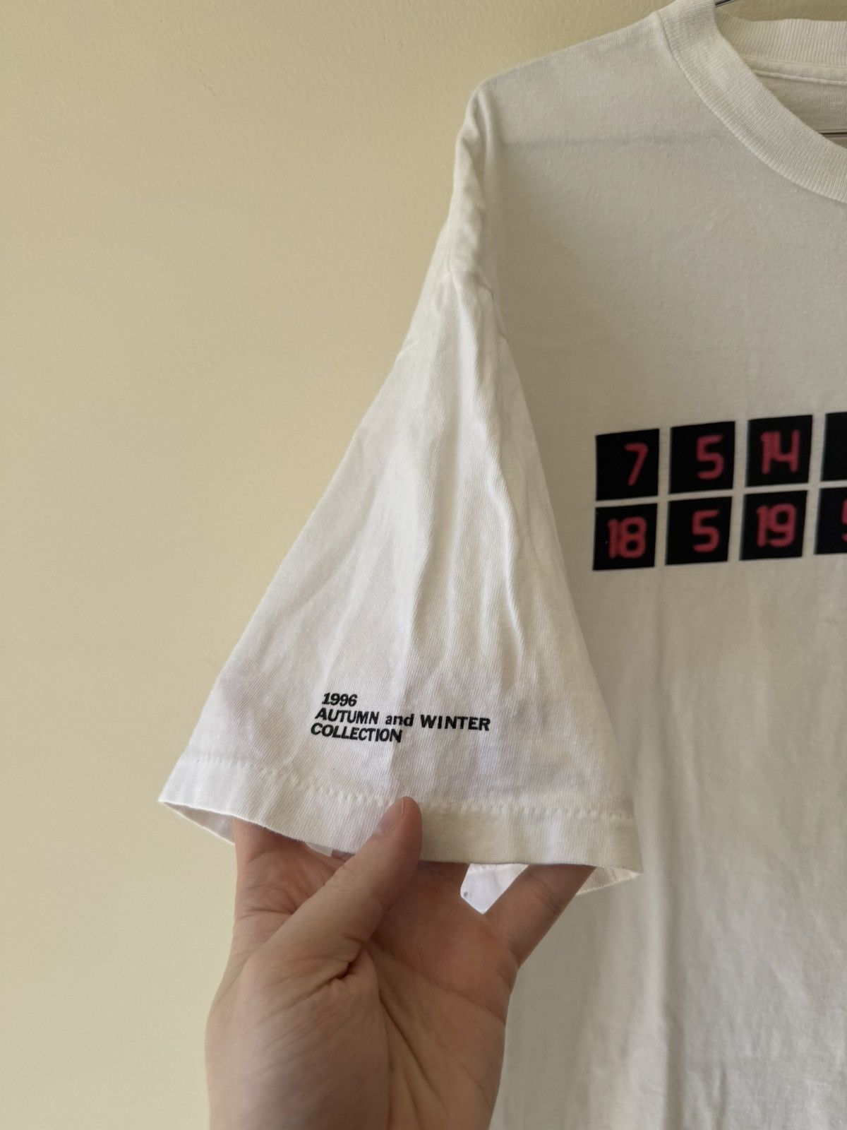 General Research A/W 1996 General Research Numbers T-Shirt Size US L / EU 52-54 / 3 - 7 Thumbnail