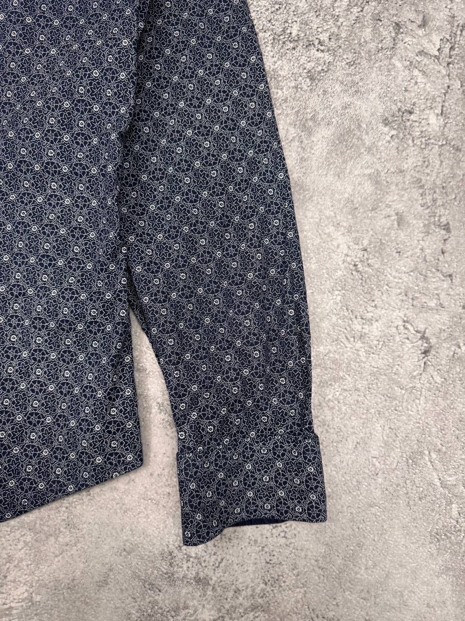 Diesel Diesel Men's Shirt Slim Fit Navy Pattern Size L Size US L / EU 52-54 / 3 - 3 Thumbnail