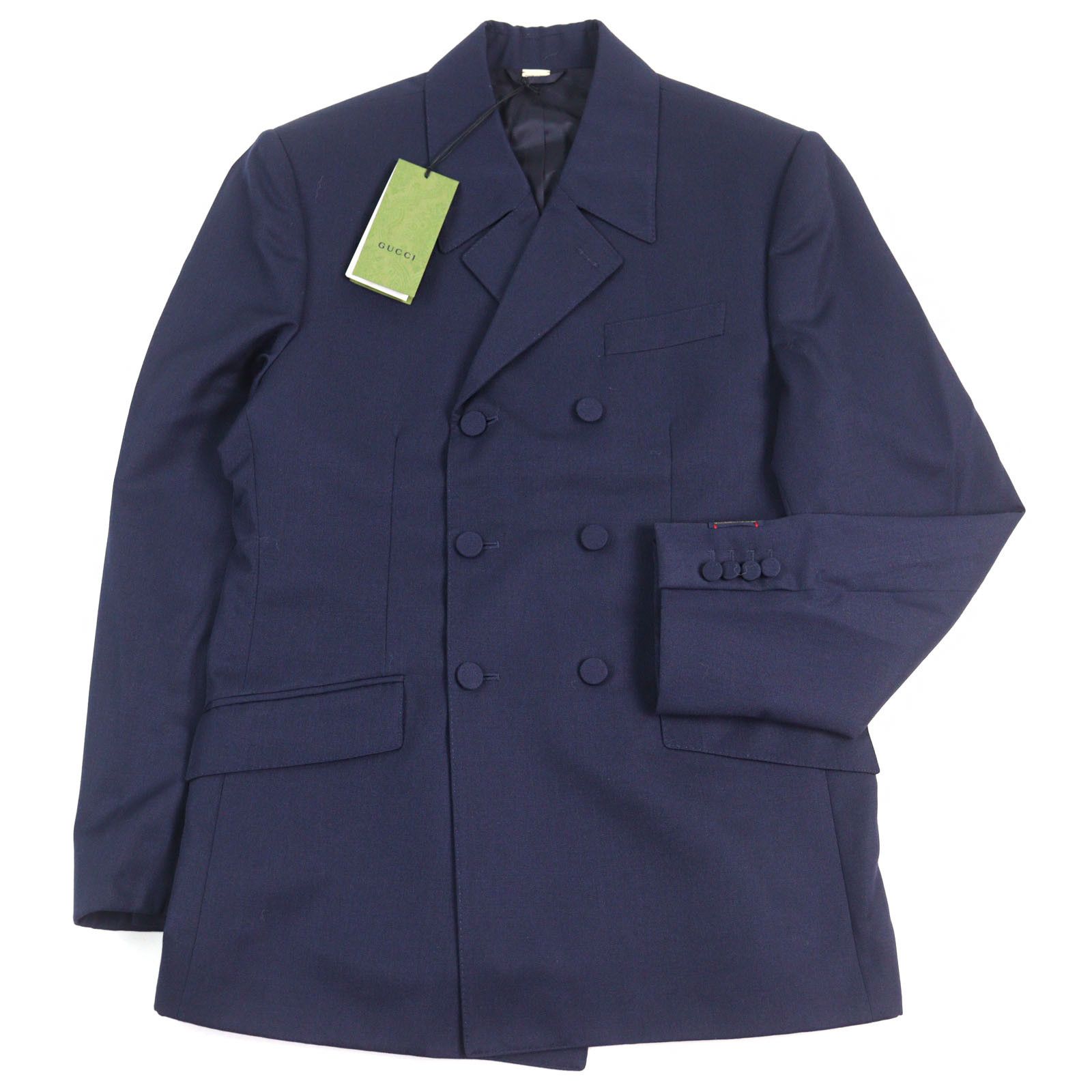 Gucci Gucci Gucci Double breasted jacket Wool Jacket Cotton Suits 736770 Size ONE SIZE - 1 Thumbnail