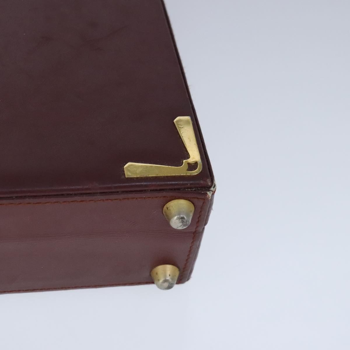 Cartier Cartier Trunk Leather Bordeaux Gold Size ONE SIZE - 11 Thumbnail
