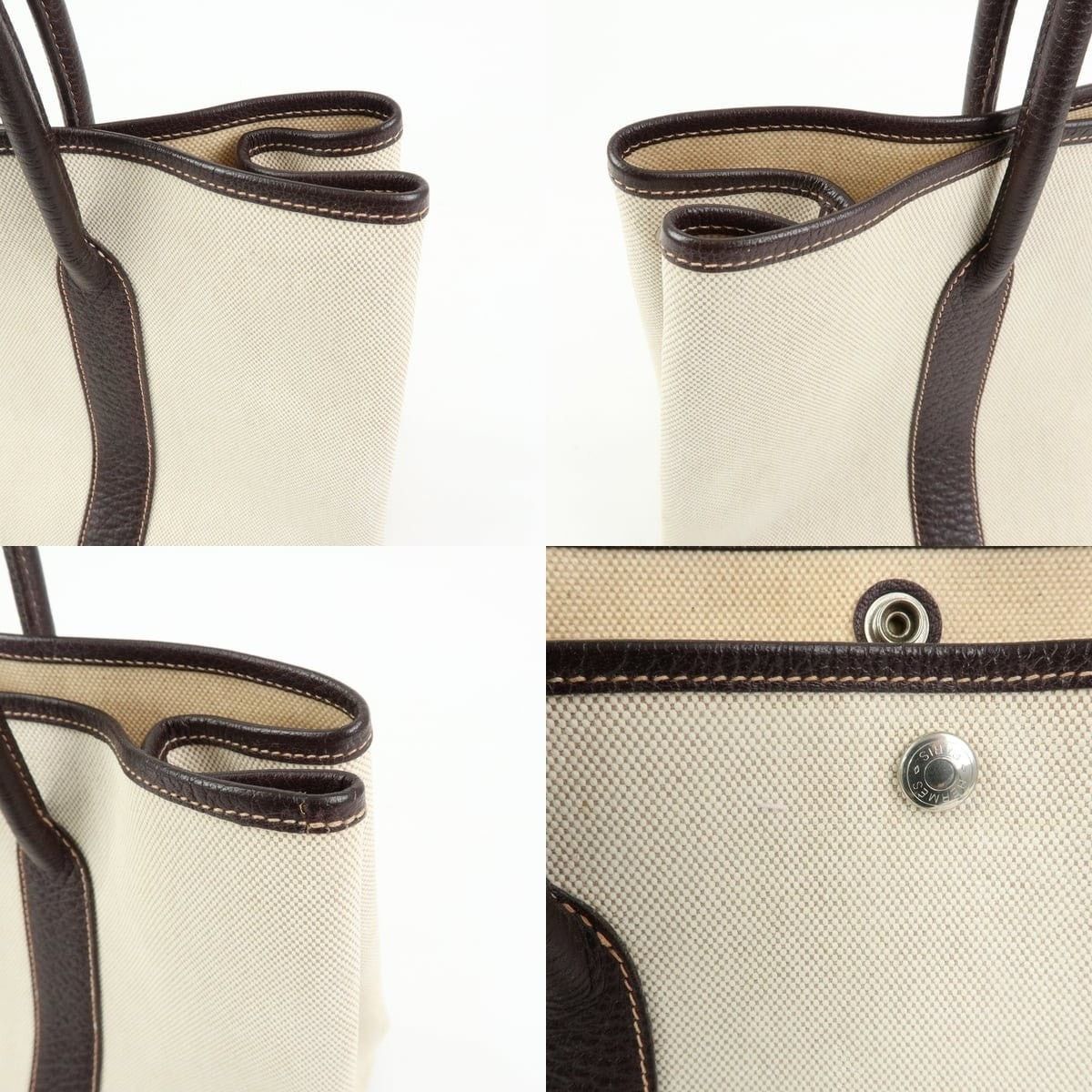 Hermes Hermes Garden Party PM Canvas Tote Cream Size ONE SIZE - 6 Thumbnail