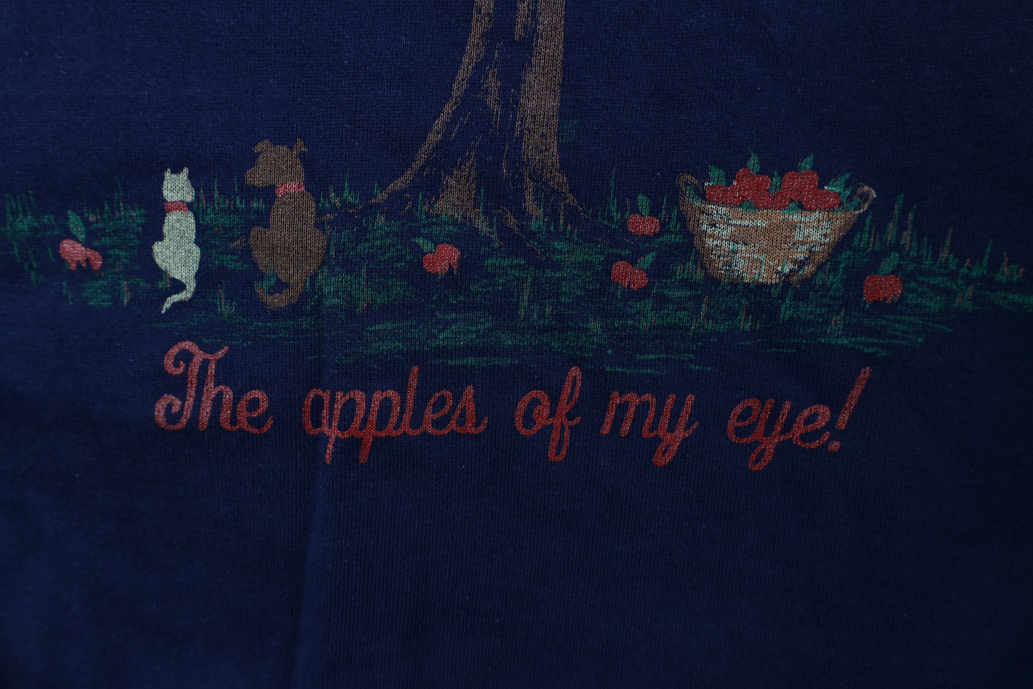 Vintage Vintage 90s Streetwear Dog Apple Tree Crewneck Sweatshirt Size XXL / US 16-18 / IT 52-54 - 5 Thumbnail
