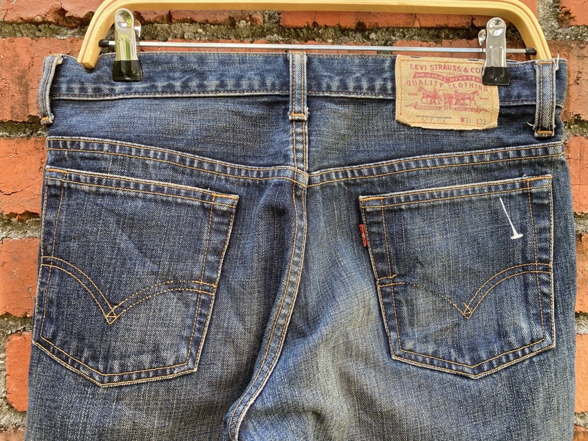 Levi's Vintage Clothing W31x31 levi's 517 flare bell bottom denime Size US 31 - 3 Thumbnail