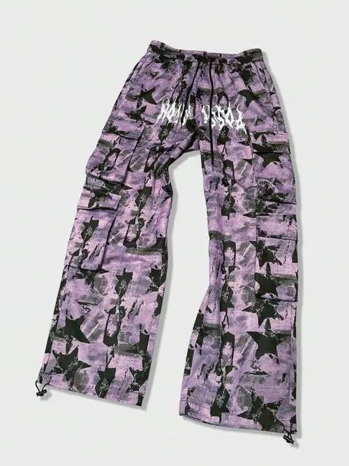 Japanese Brand Parachute Cargo multi-pocket pants gorpcore Wide leg Y2k Size US 32 / EU 48 - 4 Thumbnail