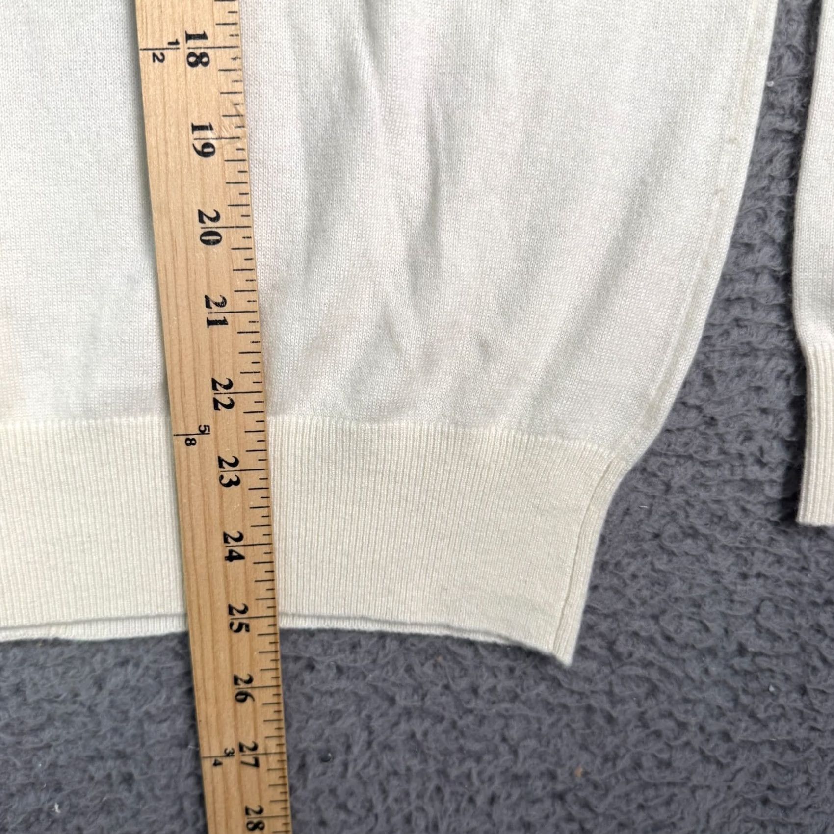 Buck Mason Buck Mason California Cashmere Collared Cardigan Sweater Mens M Ecru Cream Size US M / EU 48-50 / 2 - 7 Thumbnail