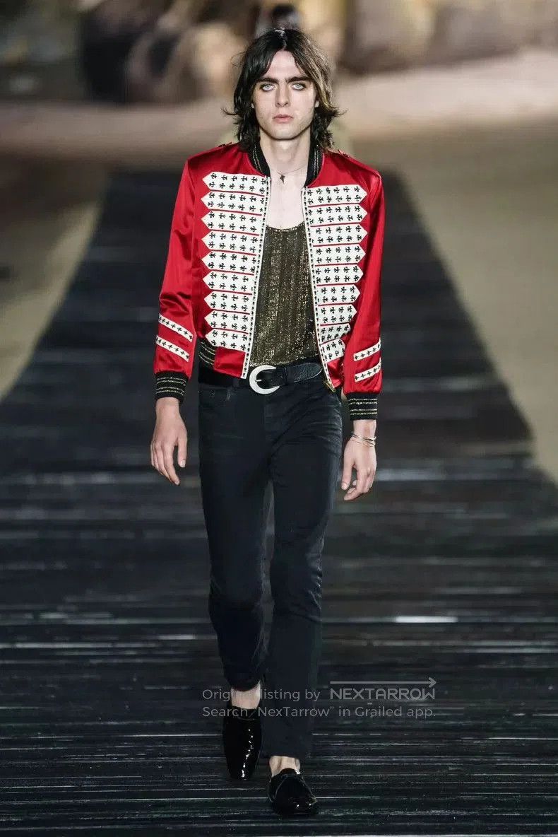 Saint Laurent Paris saint laurent embroidered baseball jacket. Size US L / EU 52-54 / 3 - 6 Thumbnail