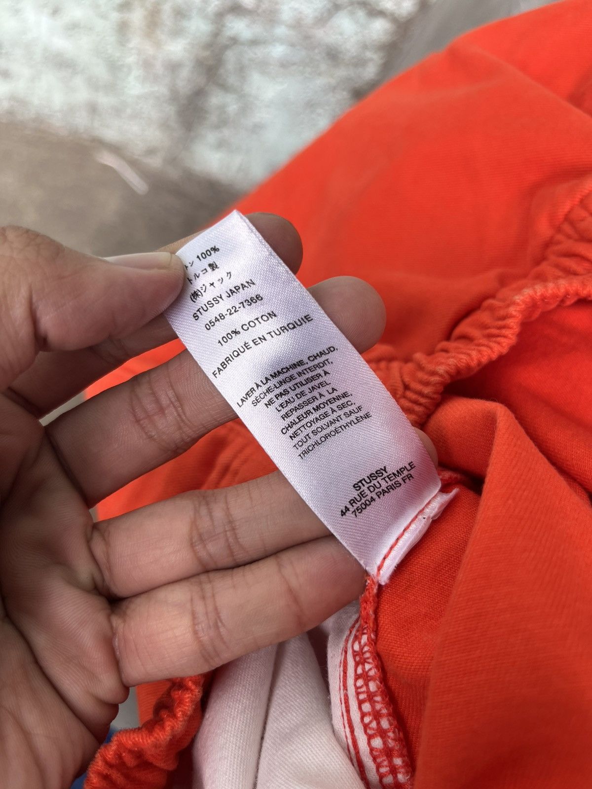 Stussy Neon Orange Shorts Size US 26 / EU 42 - 7 Thumbnail