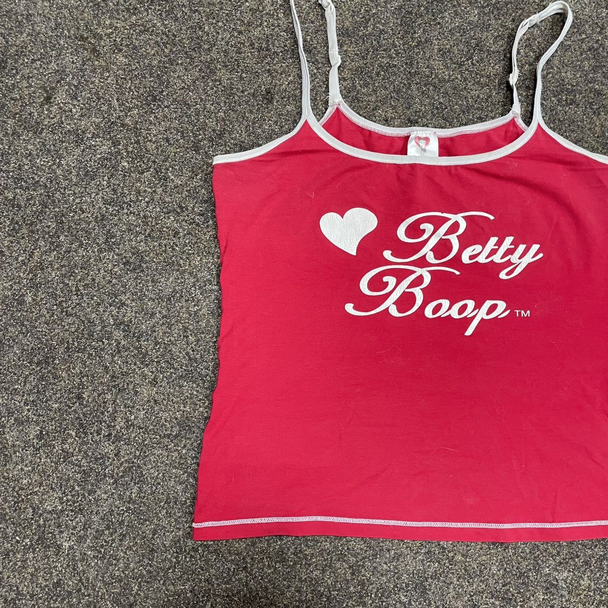 Vintage Vintage Y2K Betty Boop Crop Tank Top Cartoon Graphic Skate M Size M / US 6-8 / IT 42-44 - 2 Thumbnail
