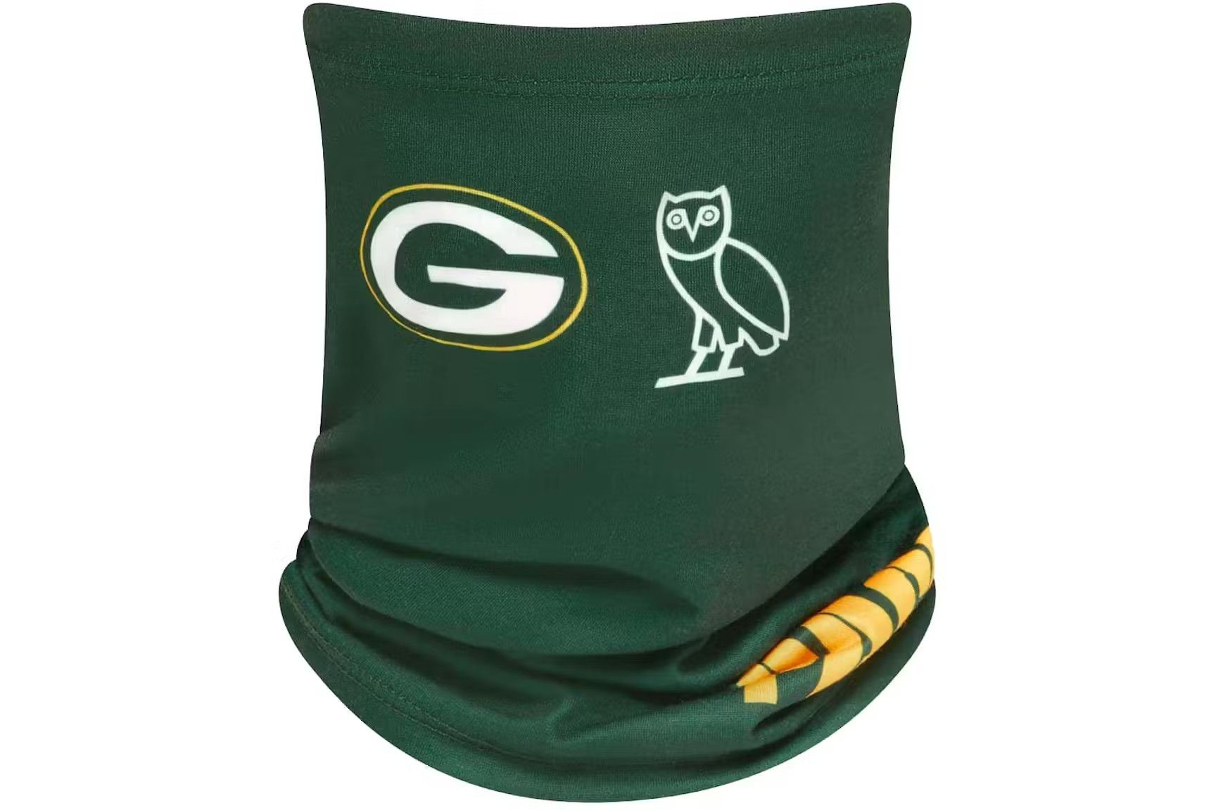 NFL × October's Very Own OVO x NFL Green Bay Packers Neck Gaiter - new with tags RARE Size ONE SIZE - 1 Thumbnail
