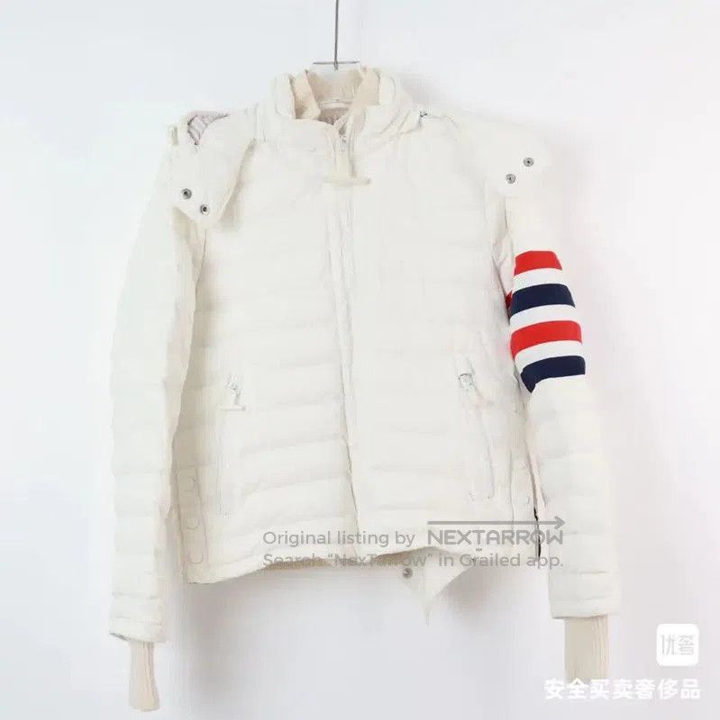 Thom Browne Thom Browne Women's White Down Jacket . Size XS / US 0-2 / IT 36-38 - 1 Thumbnail