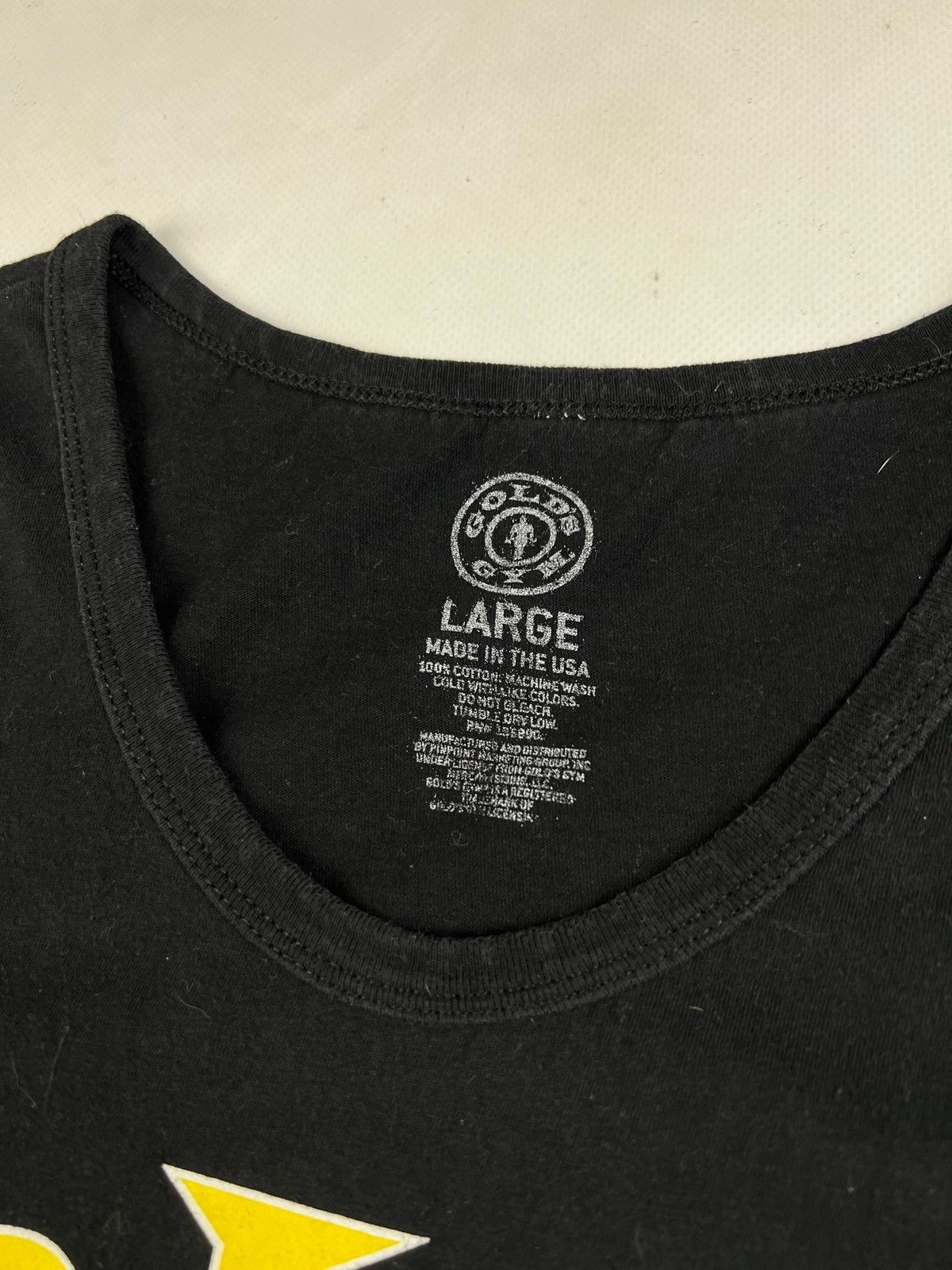 Vintage black tank top GOLD’S GYM Vintage Size US L / EU 52-54 / 3 - 3 Thumbnail