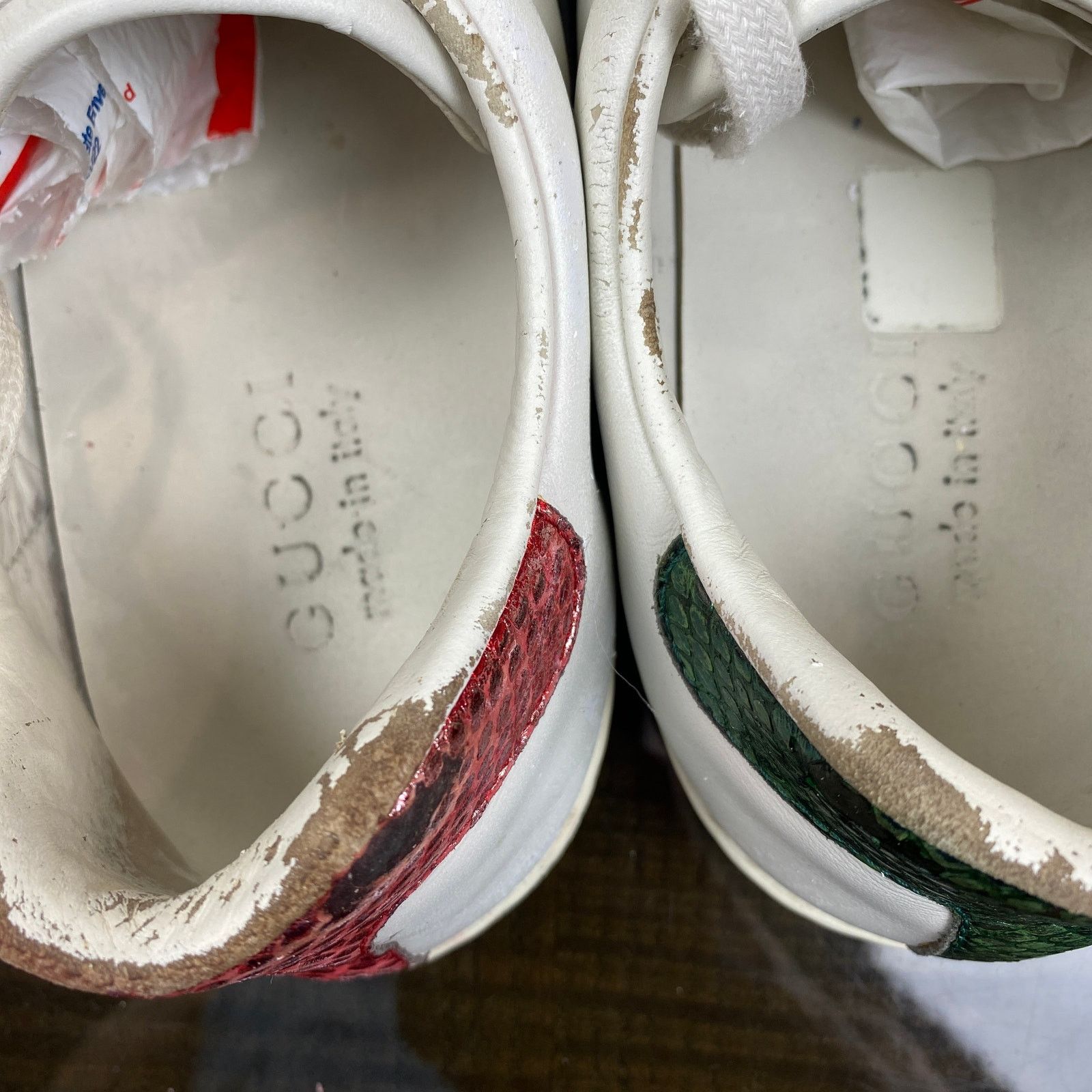 Gucci Gucci Ace Bee Low Top Sneakers Shoes Men's 7 Size US 7 / EU 40 - 8 Thumbnail