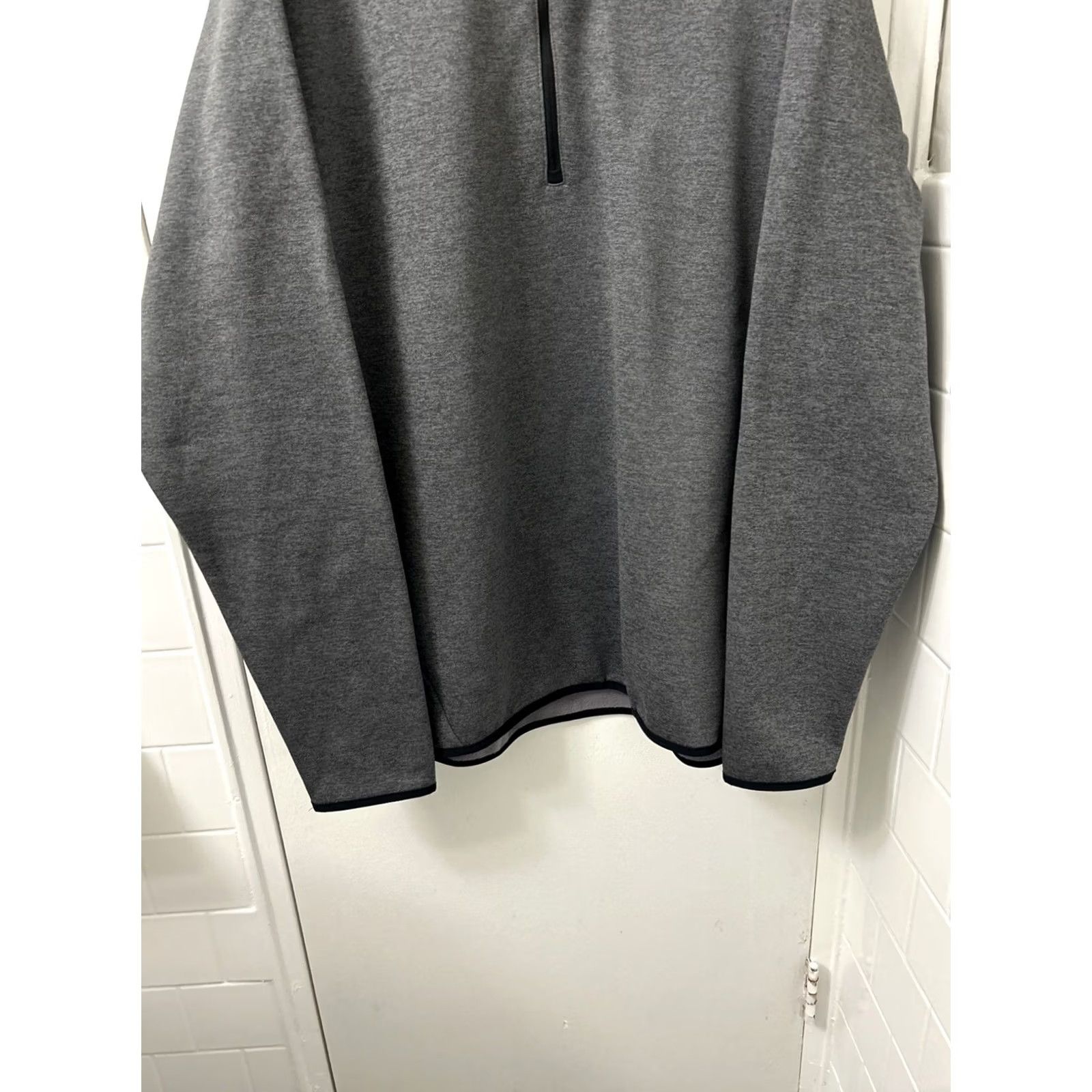 Nike Nike Dri-Fit Pullover Mens XL Gray Long Sleeve 1/4 Zip Mock Neck Fleece Lightweight Breathable Casual Activewear Sweatshirt Tee Size US XL / EU 56 / 4 - 3 Thumbnail