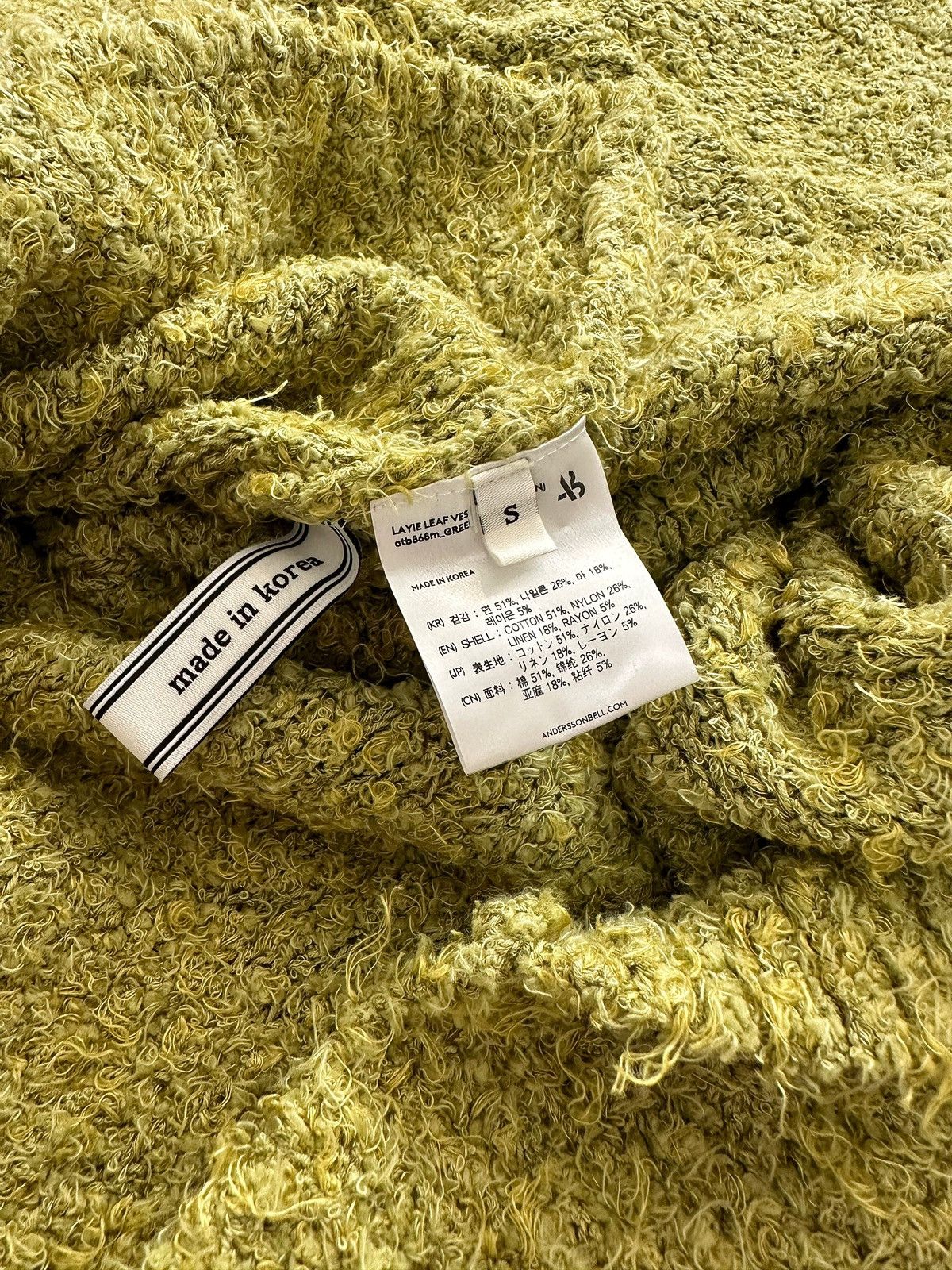 Andersson Bell Layie Leaf Boucle Vest Size US S / EU 44-46 / 1 - 7 Thumbnail