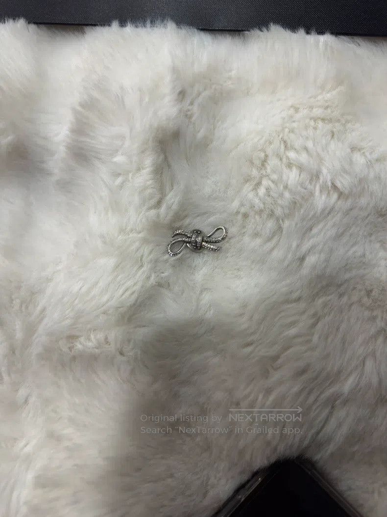 Saint Laurent Paris Saint Laurent Paris Crystal Bow Brooch Size ONE SIZE - 4 Thumbnail