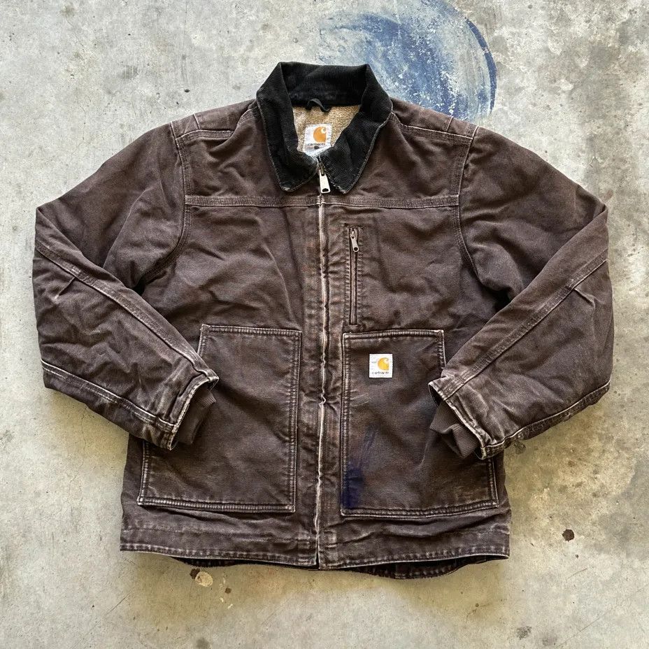 Carhartt Vintage Carhartt WC061 DKB Dark Brown Arctic Detroit Size S / US 4 / IT 40 - 1 Thumbnail