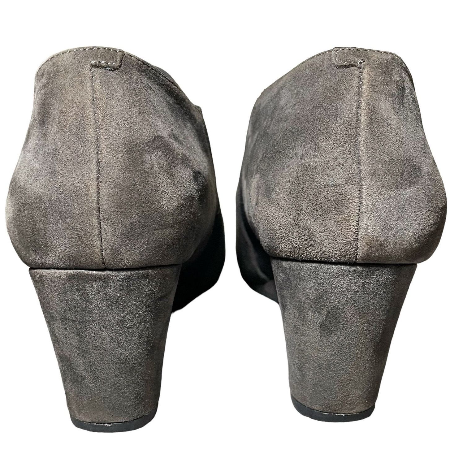 Vionic Vionic Elevated Stanton Slate Grey Suede Wedge Booties US 10 Size US 10 / IT 40 - 8 Thumbnail