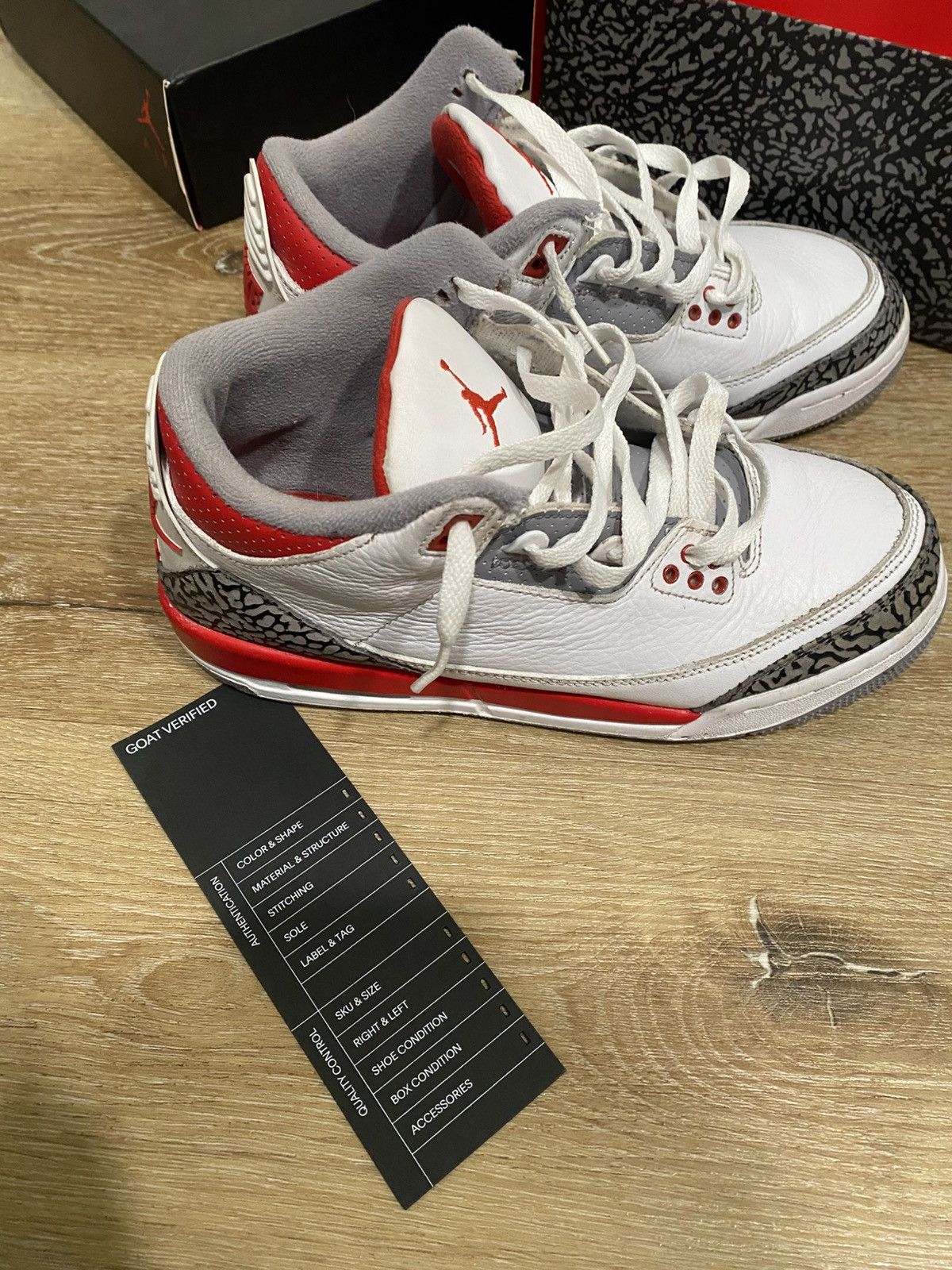 Jordan Brand × Nike Jordan 3 Fire red retro 2022 Size 7 Size US 7 / EU 40 - 7 Thumbnail