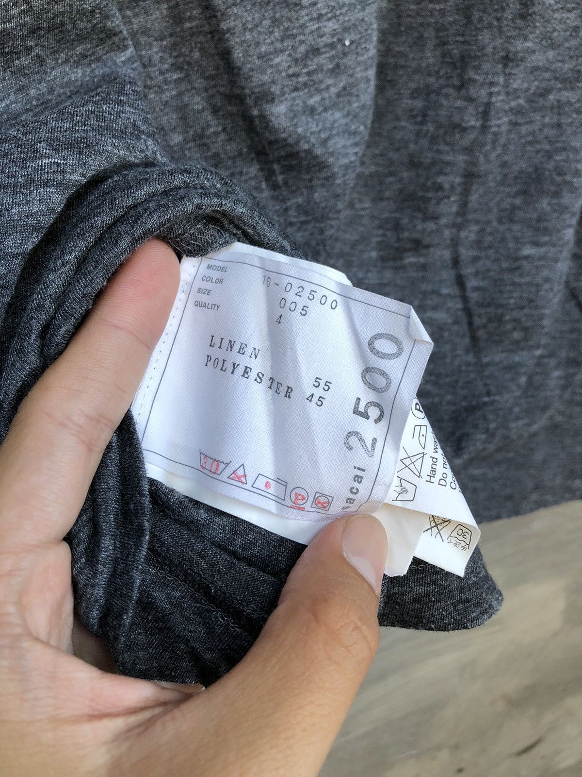 Sacai SACAI Japanese Grey T-shirt Size M / US 6-8 / IT 42-44 - 11 Thumbnail