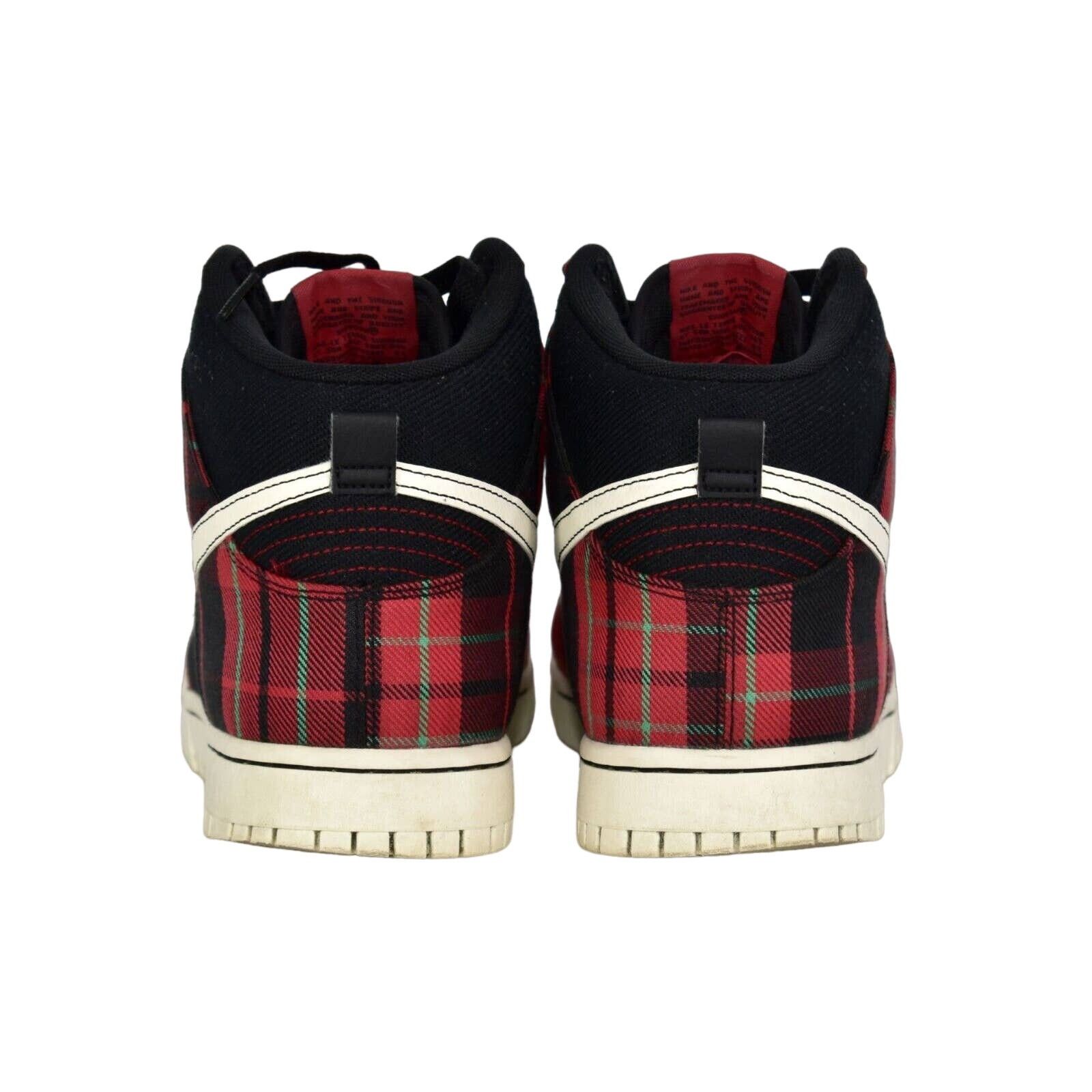 Nike B4 NIKE Dunk High Retro SE Tartan Plaid Red DV0826-001 10.5 Size US 10.5 / EU 43-44 - 4 Thumbnail