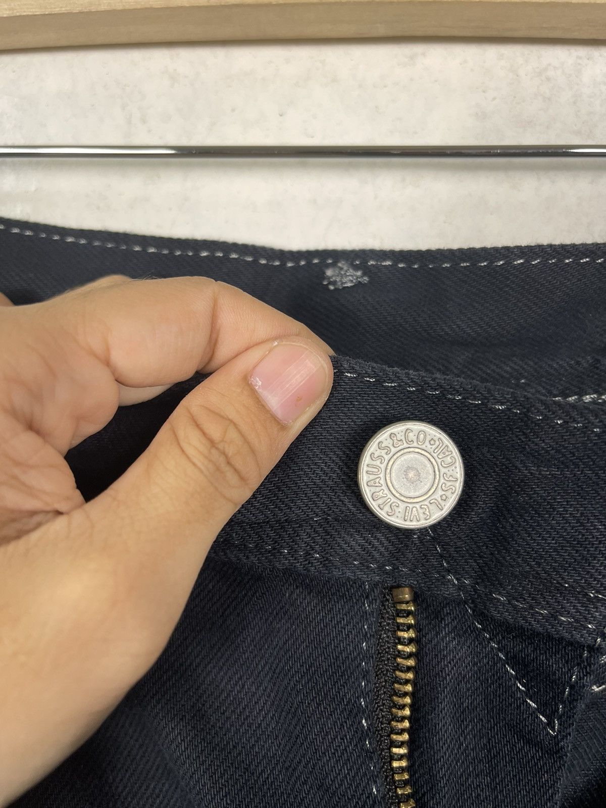 Levi's × Vintage LEVIS RED BLACK DENIM JEANS Size US 38 / EU 54 - 13 Thumbnail