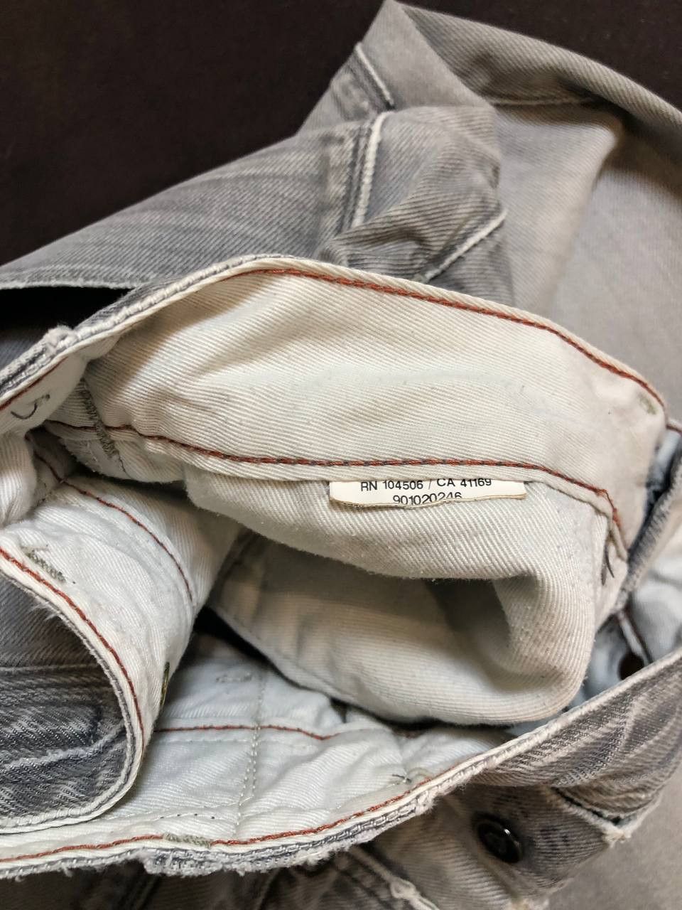 G-Star G-STAR RAW Denim Wash Gray Straight Jeans Size US 32 / EU 48 - 14 Thumbnail
