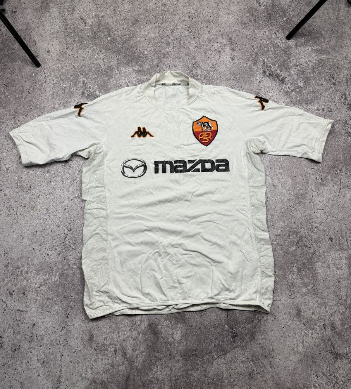 Kappa VERY RARE KAPPA AS ROMA ITALY SOCCER JERSEY RETRO Y2K 00s Size US L / EU 52-54 / 3 - 1 Thumbnail