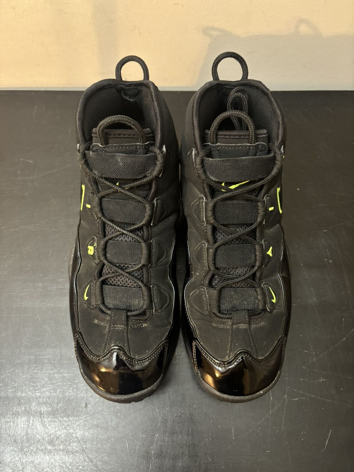 Nike Nike Air Max Uptempo 95 Black Volt Size US 12 / EU 45 - 2 Thumbnail