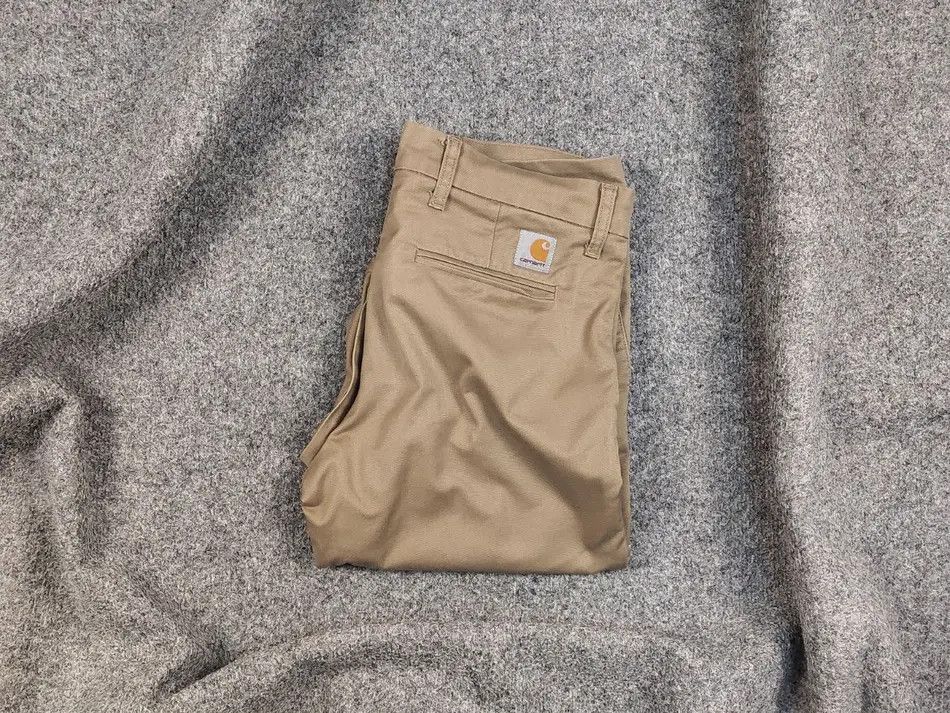 Vintage Carhartt Wip Sid Pants Beige Casual Trouser Vintage USA | Grailed