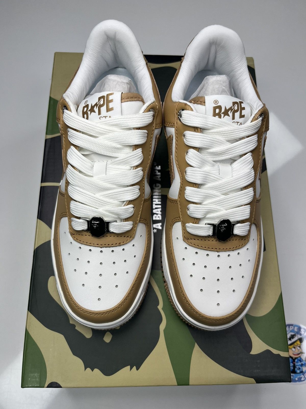 Bape BAPE STA #4 M1 ‘Beige’ Size US 5 / EU 37 - 4 Thumbnail