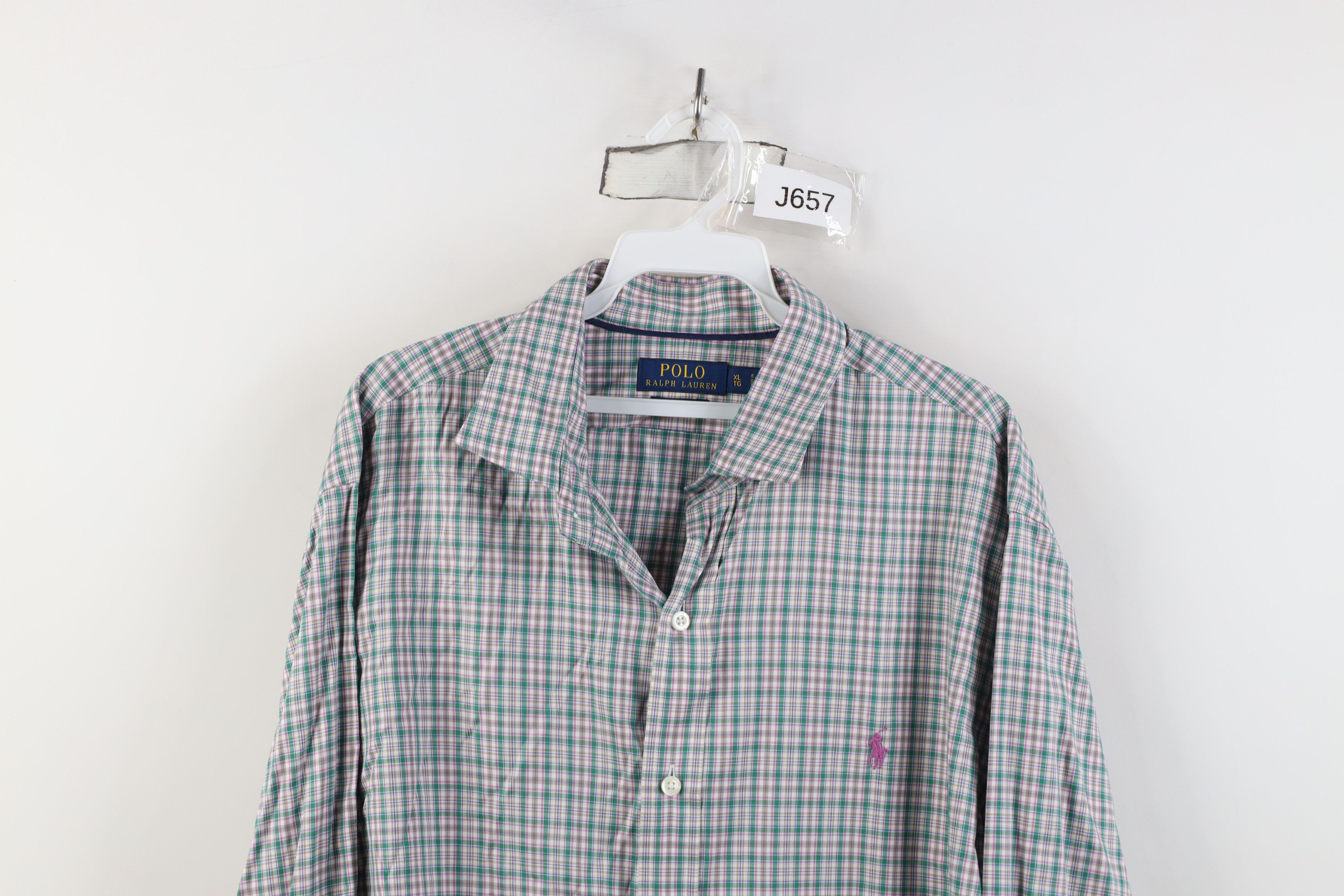 Ralph Lauren Ralph Lauren Flannel Collared Button Shirt Plaid Size US XL / EU 56 / 4 - 2 Thumbnail