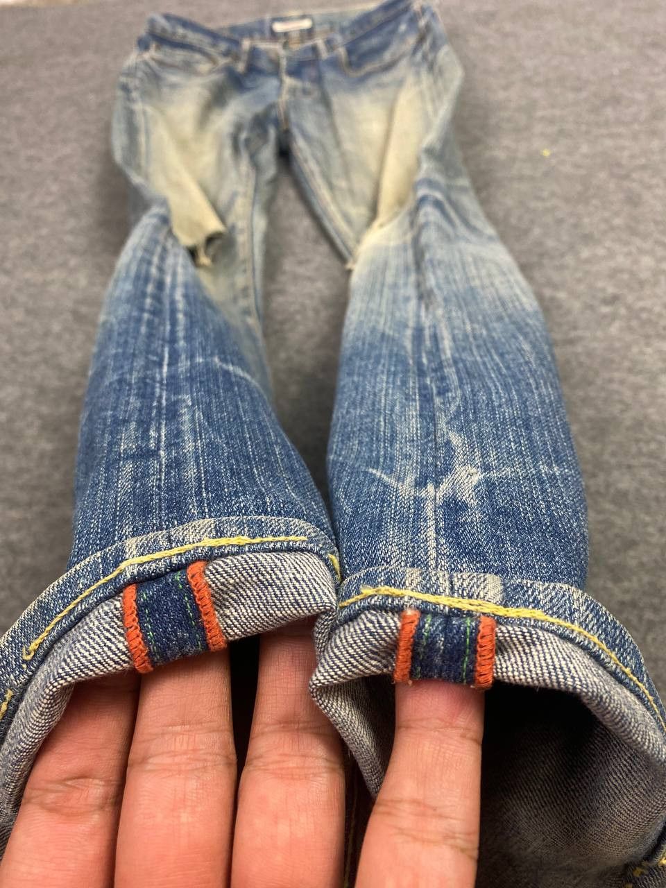 Eternal vintage eternal japanese brands selvedge distressed denim Size US 30 / EU 46 - 16 Thumbnail